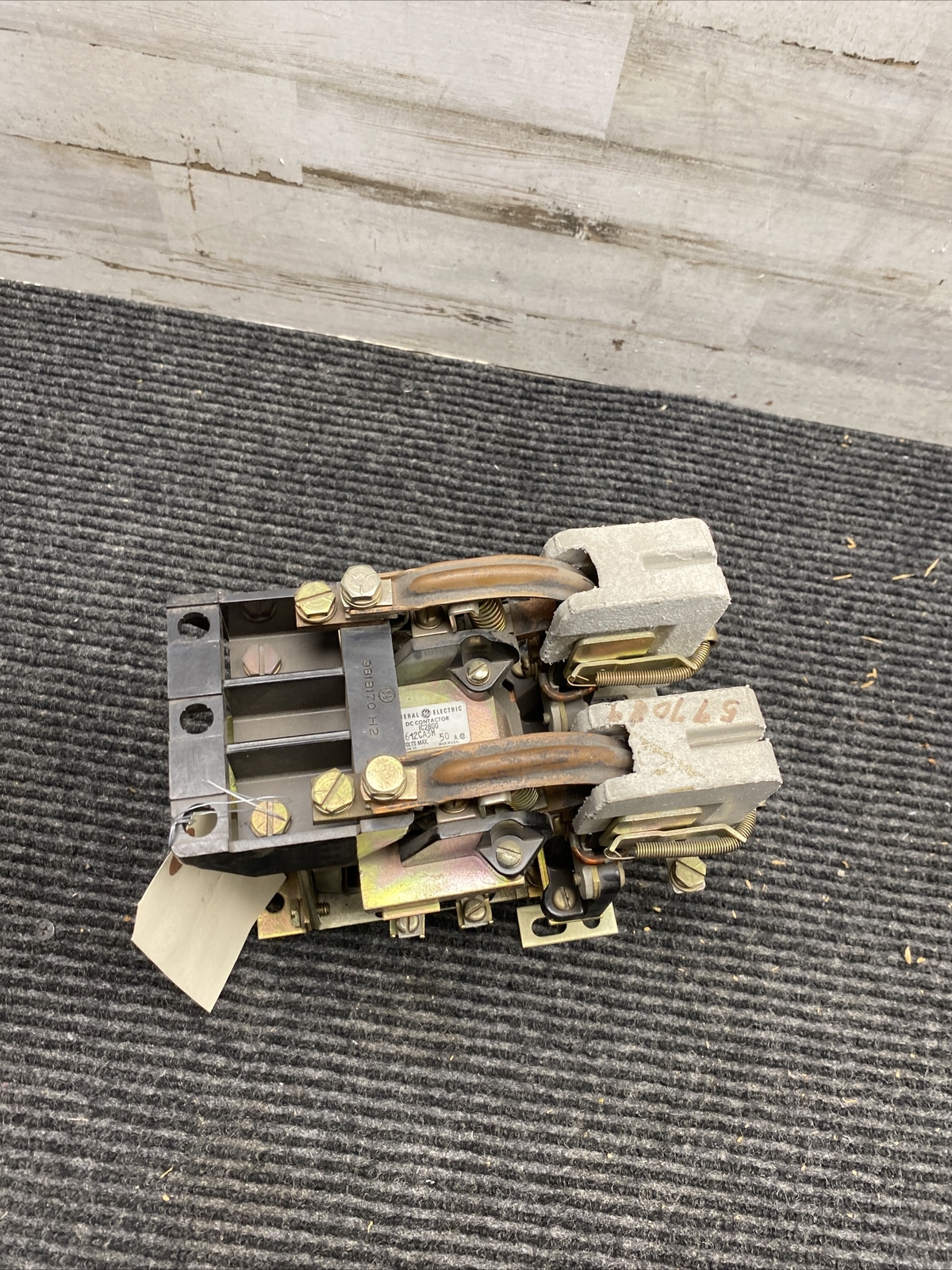 General Electric 1612CA3H Dc Contactor 115/120v-dc 600v-dc 50 Amp