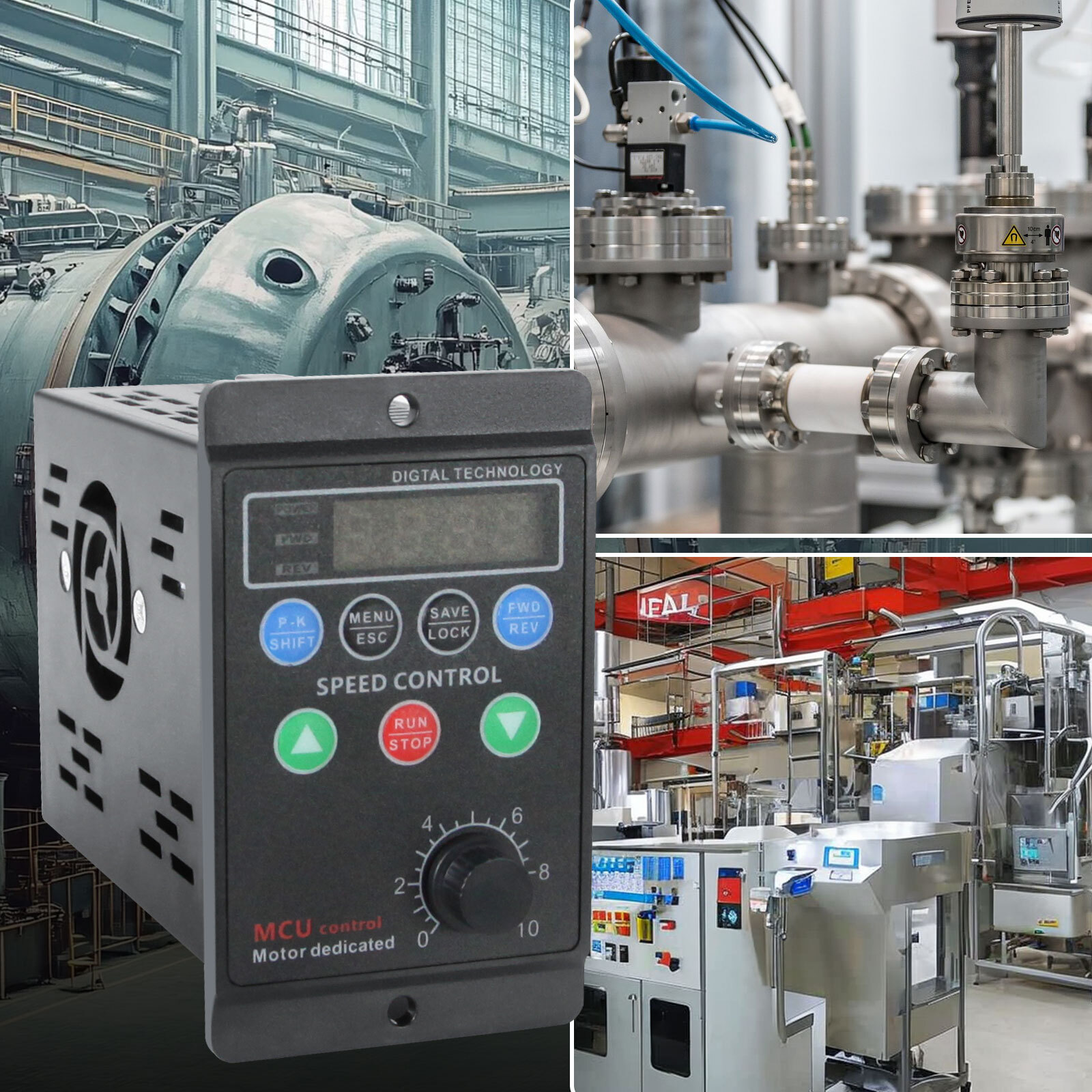 Single To 3 Phase 750W 1HP 220V Variable Frequency Drive Inverter VFD VSD 1-99HZ