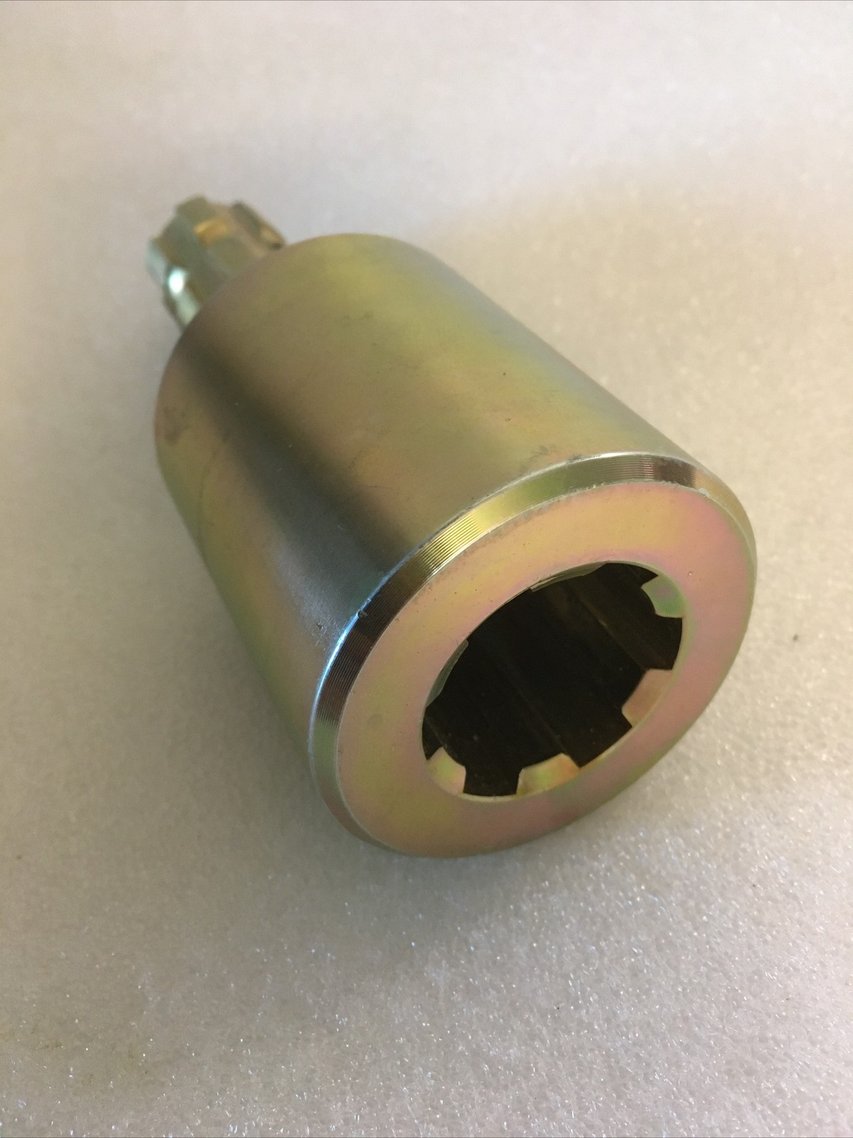 PTO Adapter 1-3/8″ 6 Spl Female x 1-1/8″ 6 Spline Male – Extends PTO 2-7/8″