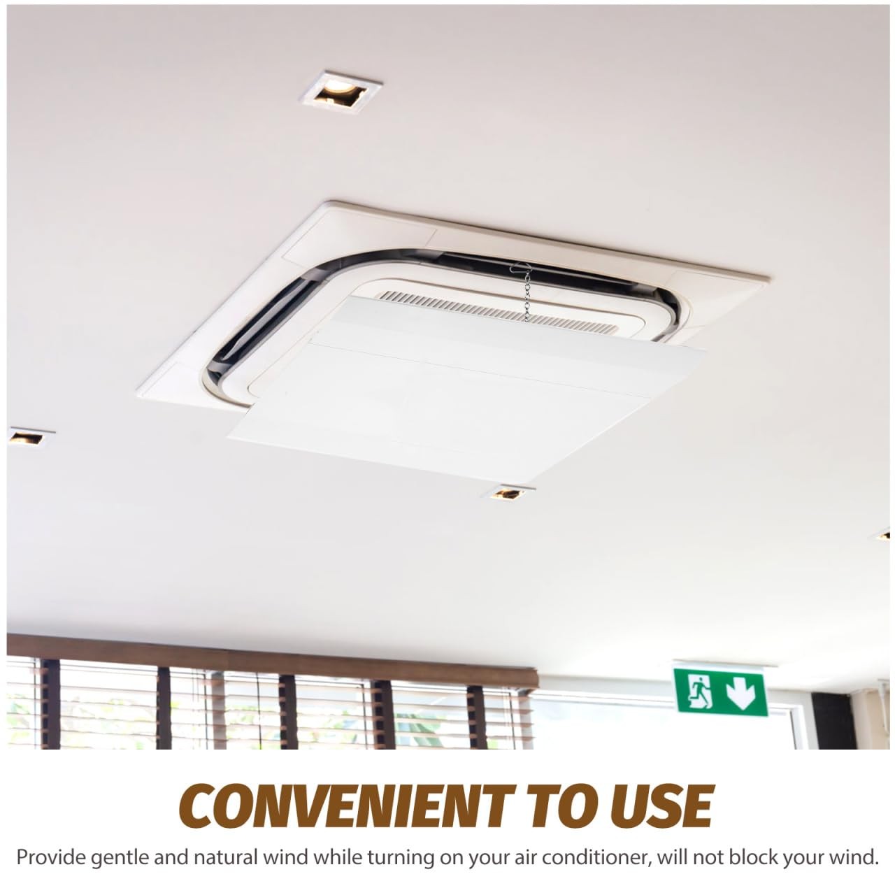 New Best DOITOOL Air Deflectors for Ceiling Vents 11.8×11.8 Inch Square AC Vent