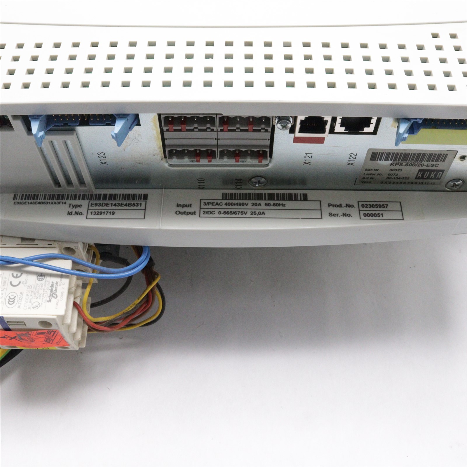 KUKA POWER SUPPLY 00-134-525 KPS-600/20-ESC 00134525 E93DE143E4B531
