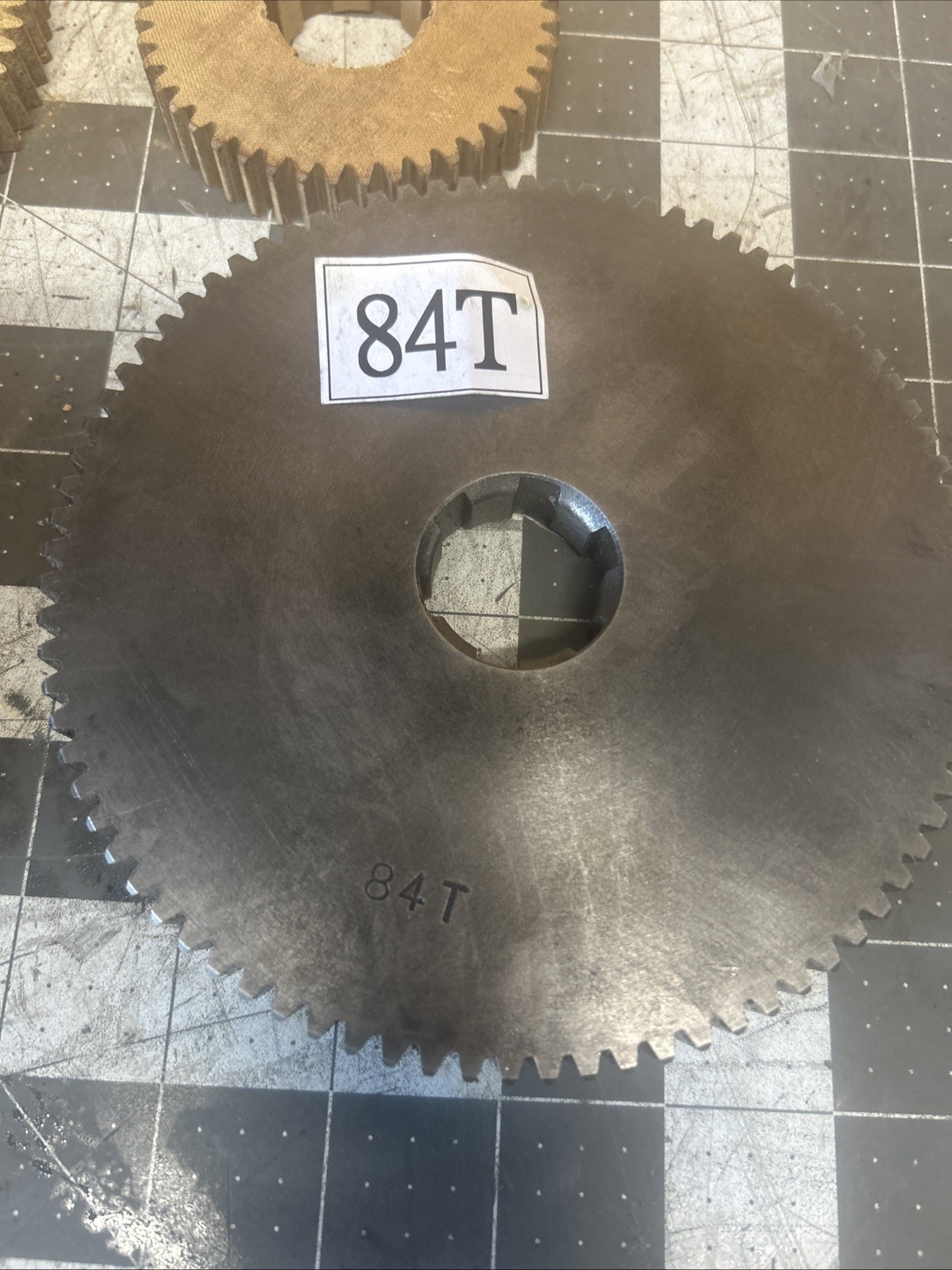 Lot 4 Spur Gears 44T 63T 72T 84T Steel + Synthetic Keyed Bore Change Gears
