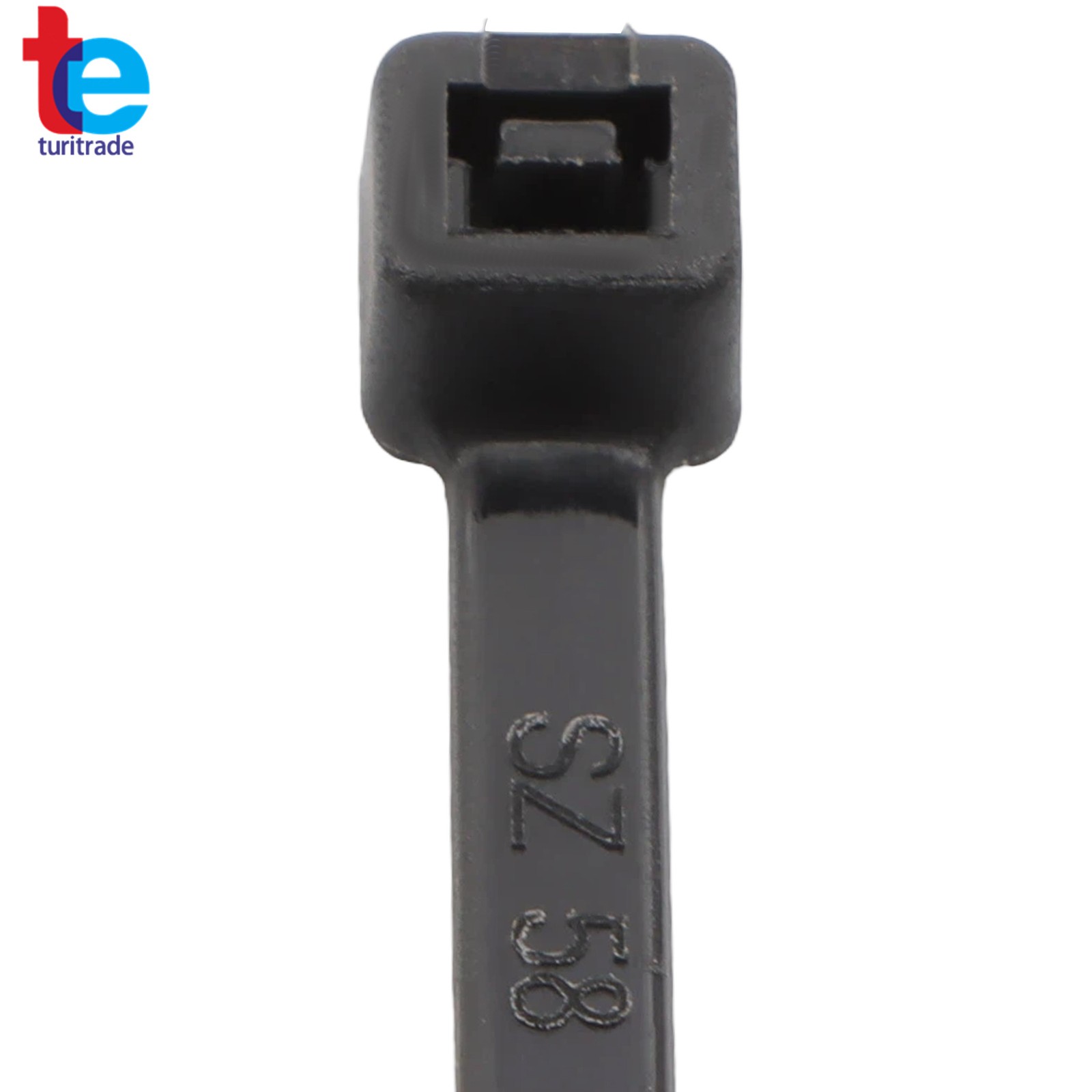 5000x 8″ Zip Ties 40lb Tensile Uv Black Heavy Duty Cable Ties 0.14″ Width