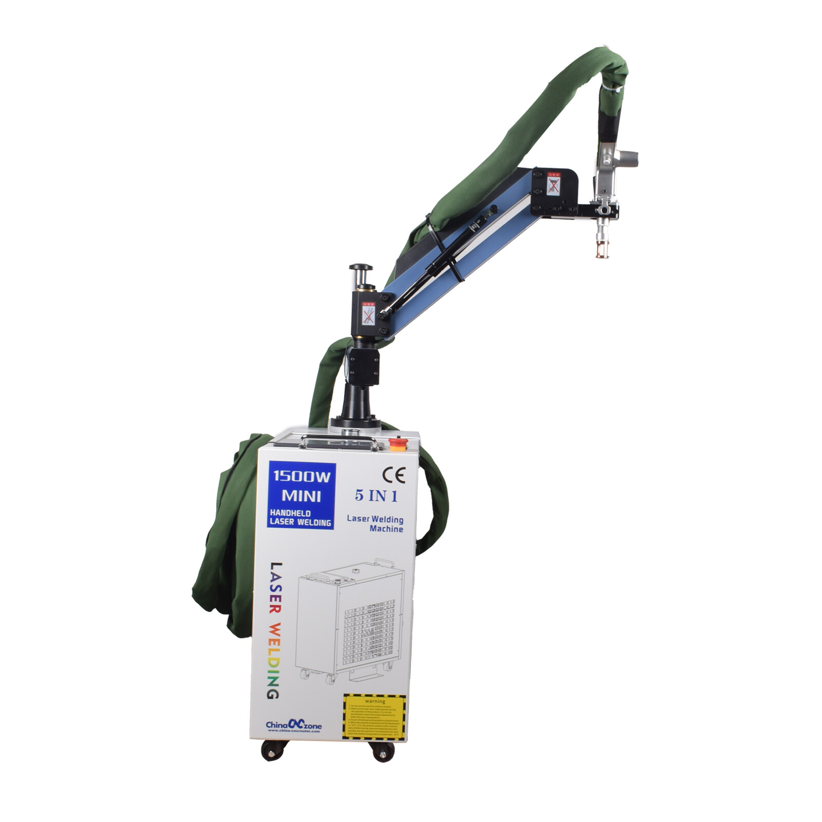 5-in-1 1500w Handheld Metal Laser Welding Machine Battery Welder Laser Cleaner
