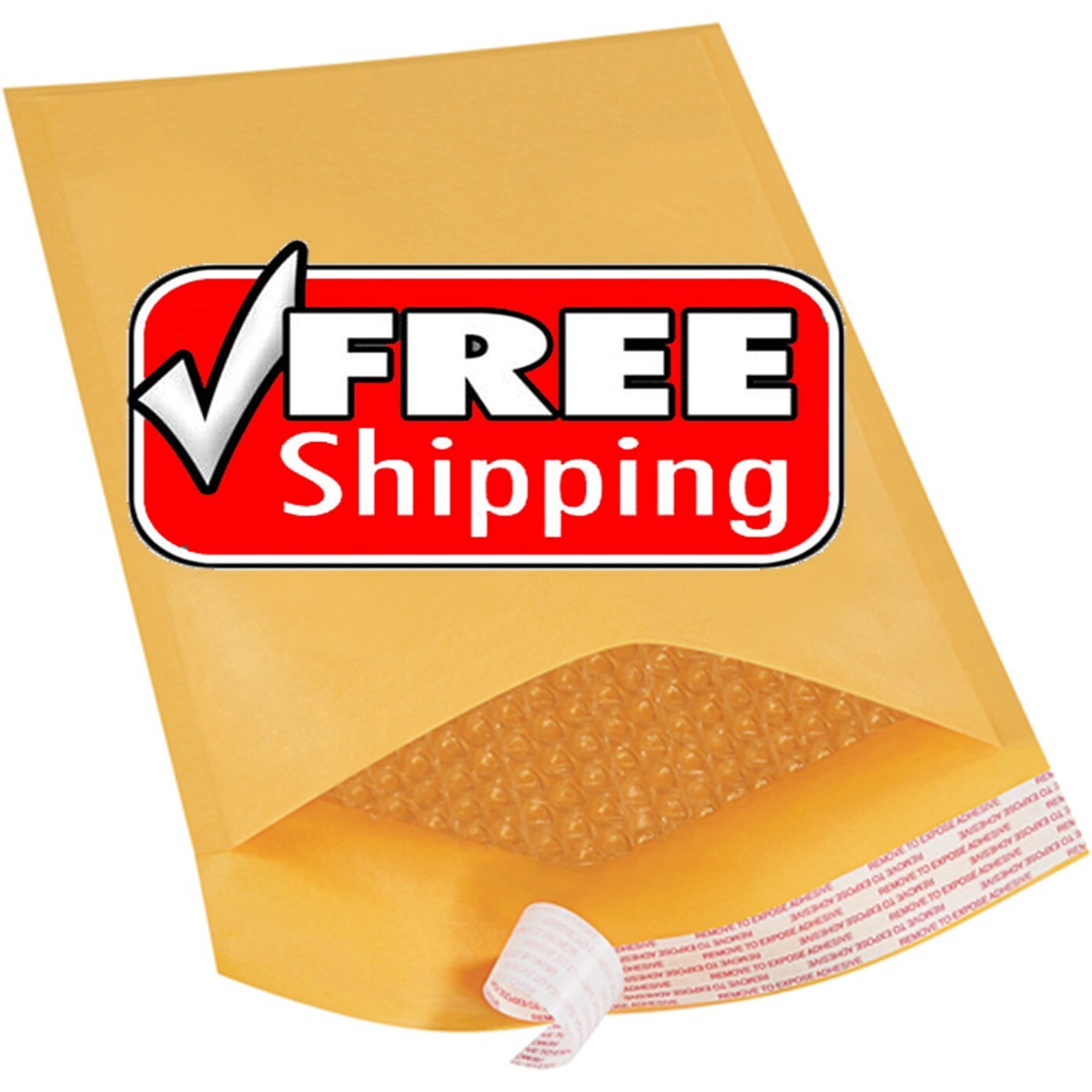 #5 10.5×16″ Kraft Gold BUBBLE MAILER PADDED ENVELOPES-50ct