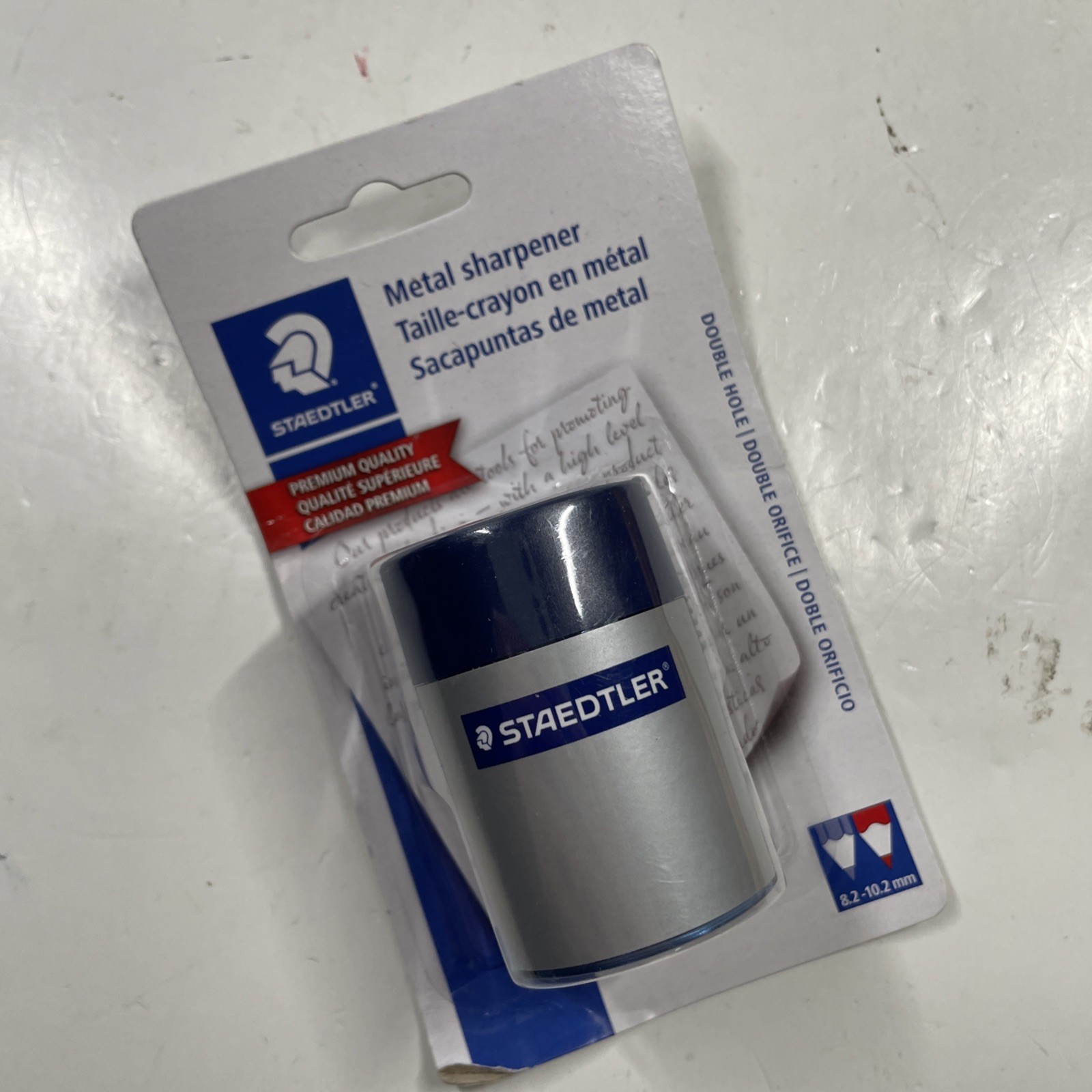 STAEDTLER Manual Pencil Sharpener Blue/Silver (512 001 BK 03)