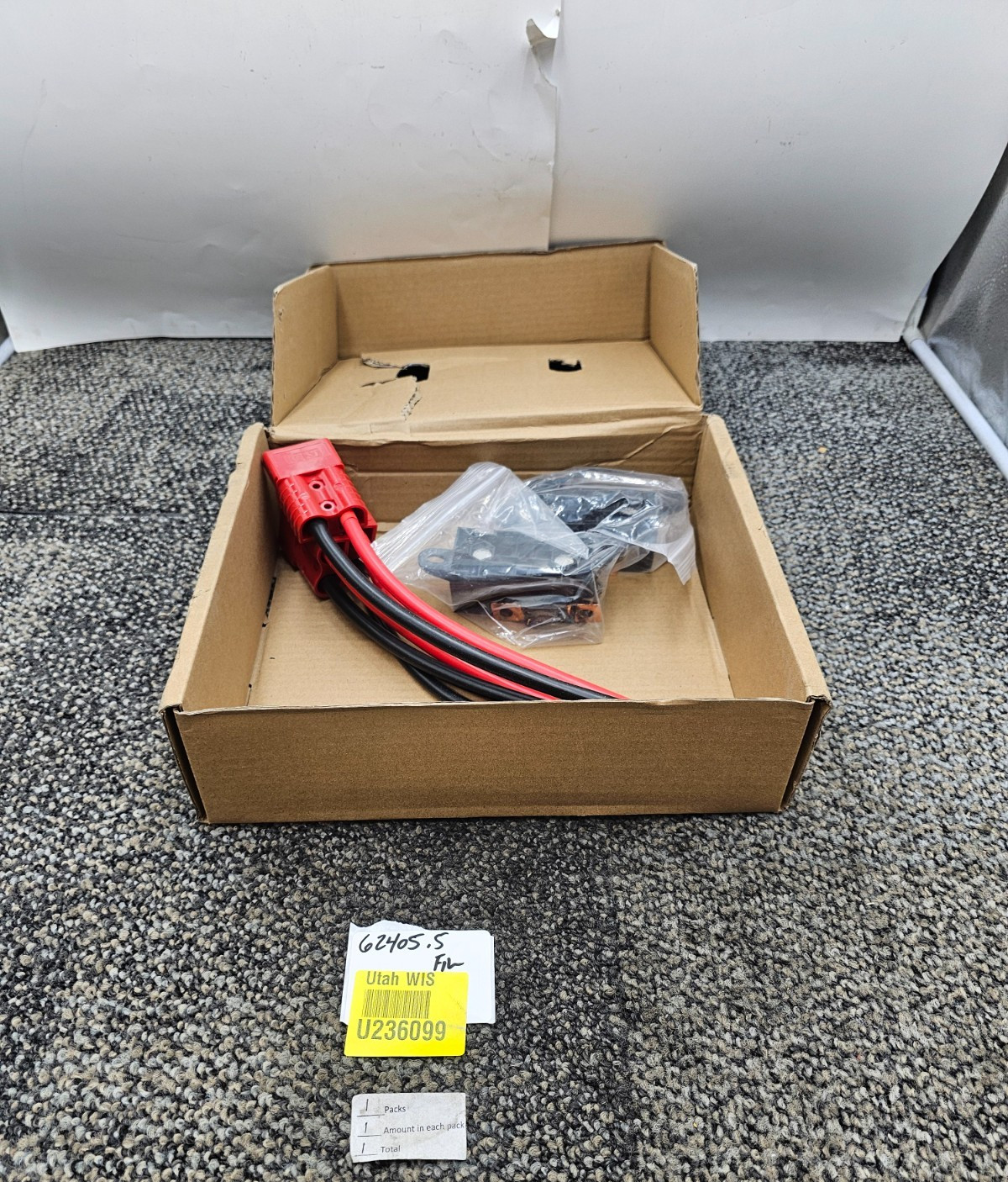 Anderson ACF3/1 Copper Battery Cable Black Red Gauge AWG Terminal