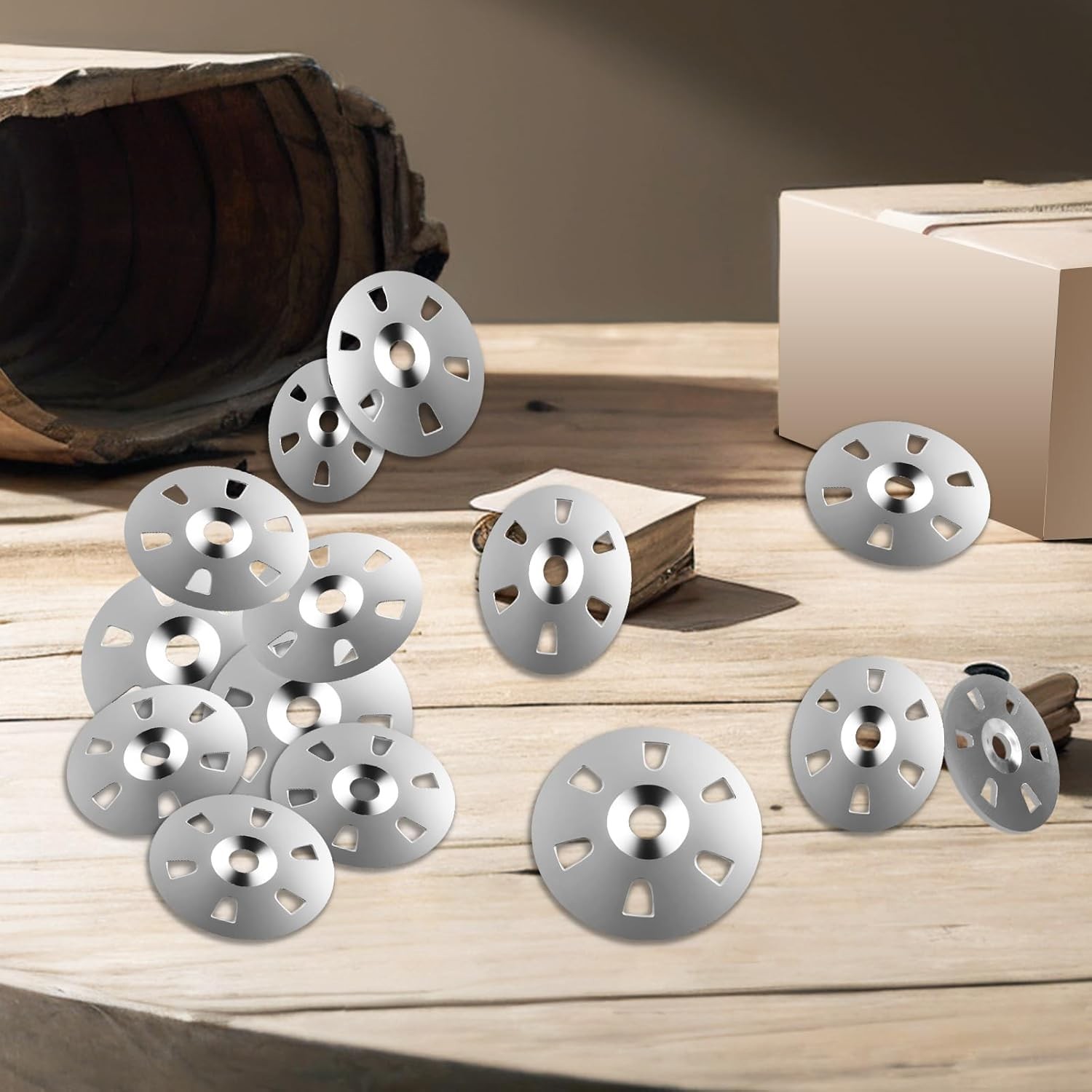 BERVASTO 500pc 1-1/8 Inch Flat Washers 304 Steel