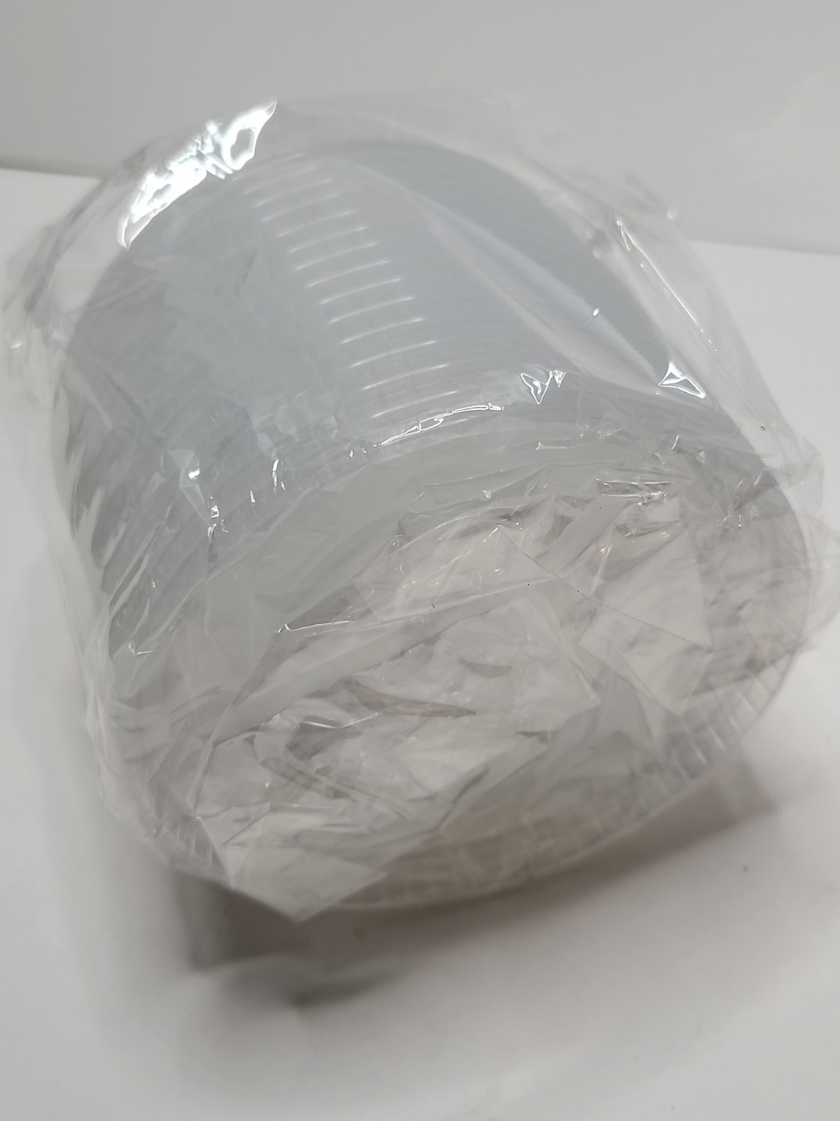 Lot of 15 Reusable Cold Cup Replacement Clear Lids fits 24 oz Starbucks Cup New