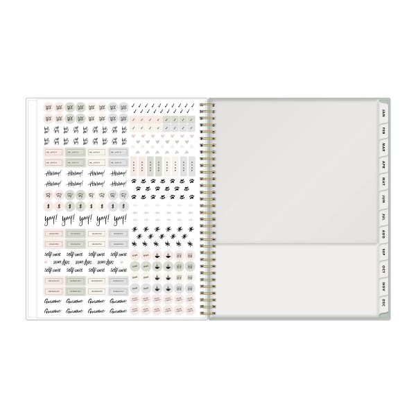2026 Weekly/Monthly Planner 8.5"x11" Poetry