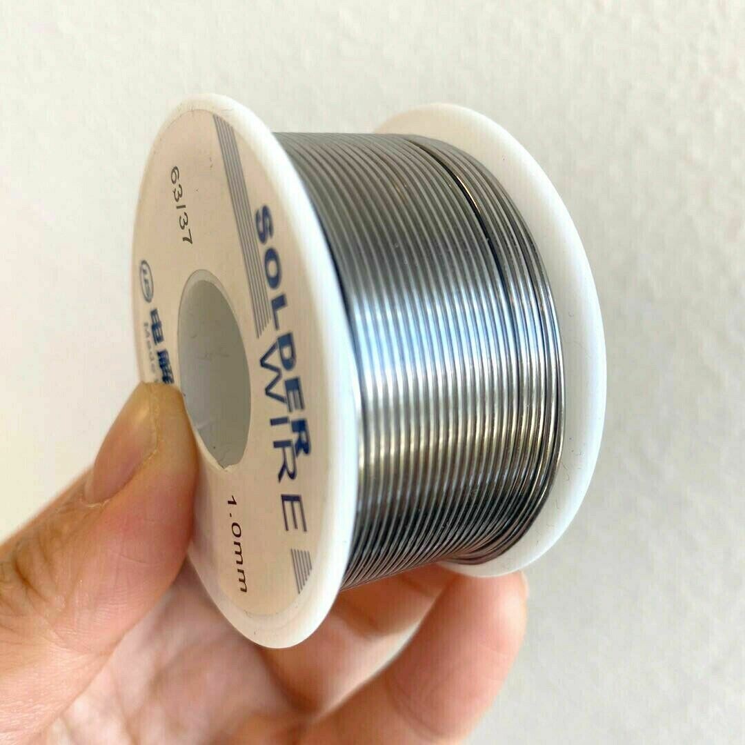 200g 63 37 Tin Rosin Core Solder Wire Electrical Soldering Sn60 Flux .031″/1.0mm