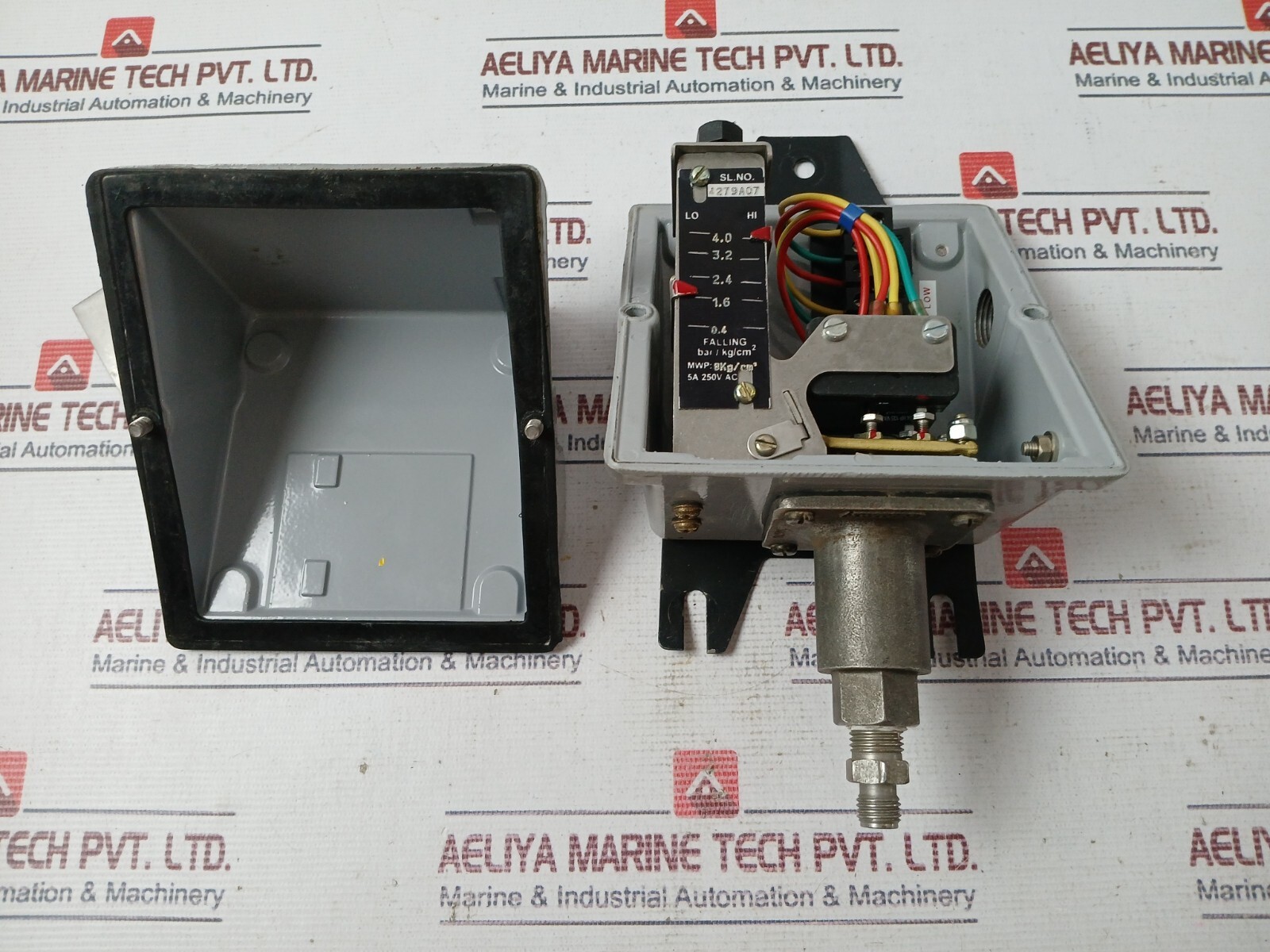 Switzer GM 281 02 A6K 2 Z Pressure Switch 5A 250VAC 0.4 To 4.0 KG/CM2