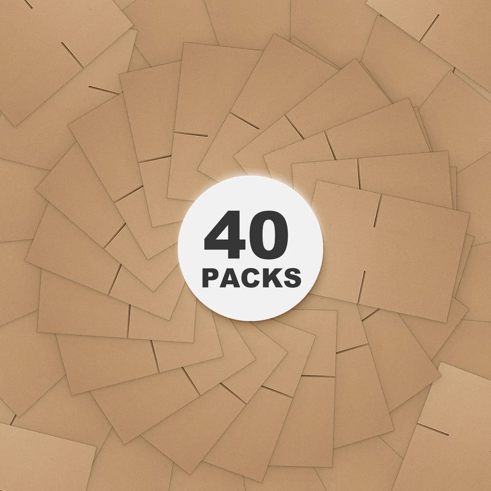 40 Packs 6x4x3 Shipping Boxes Corrugated Cardboard Mailing Shipping Boxes