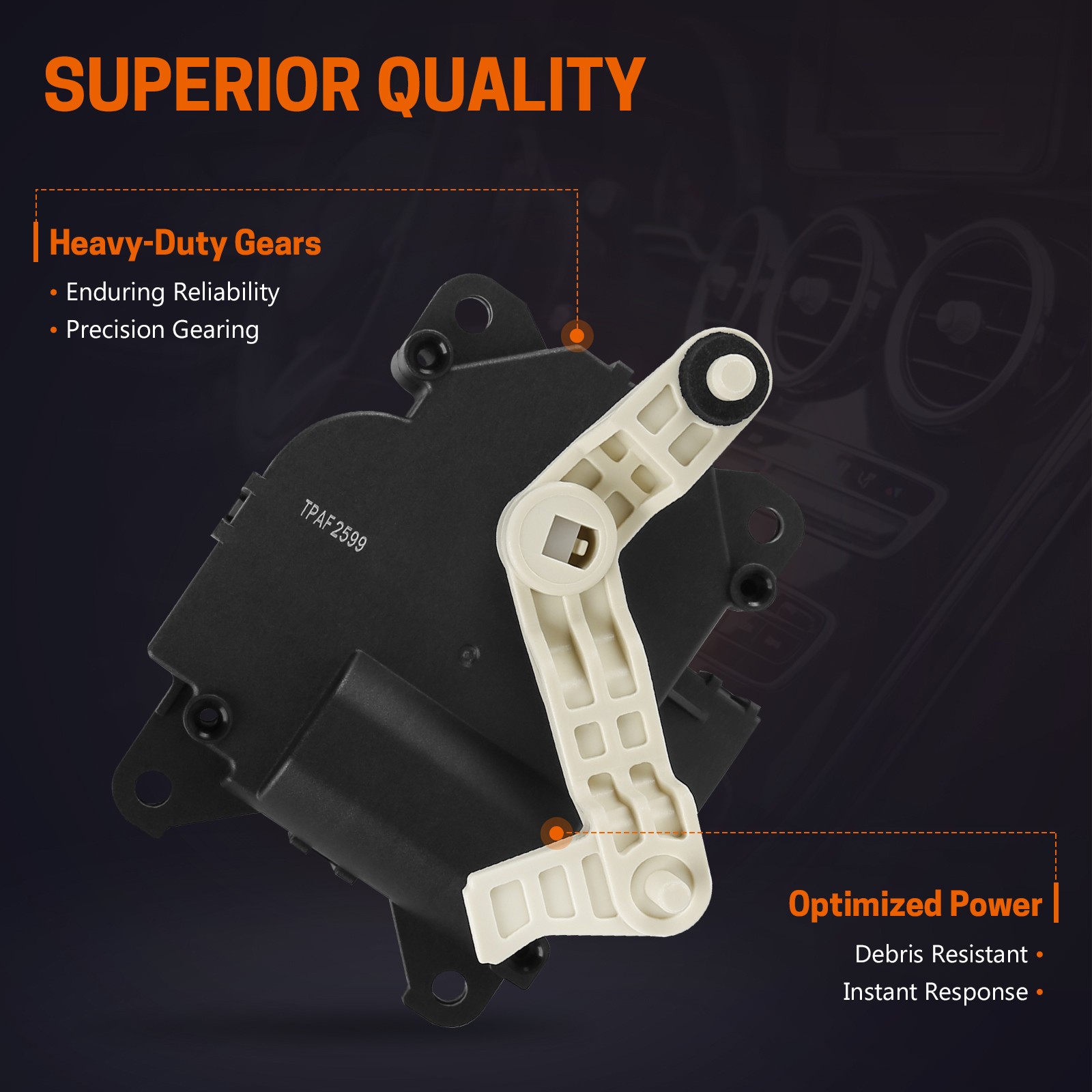 SINTLY HVAC Blend Door Actuator for Acura MDX 2007-2013 Honda Pilot 09-15 604870