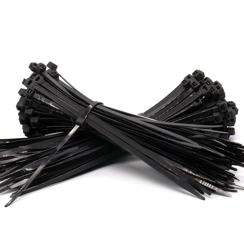 250x 14″ Black Zip Ties Nylon Cable Fasteners Locking Plastic Cord Long Lot Pack