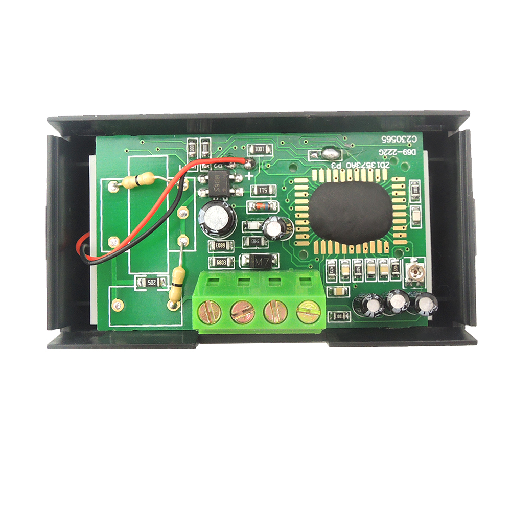 AC 0-600V 0-199V LCD Digital Voltage Panel Meter Voltmeter Volt Display 2 Wires