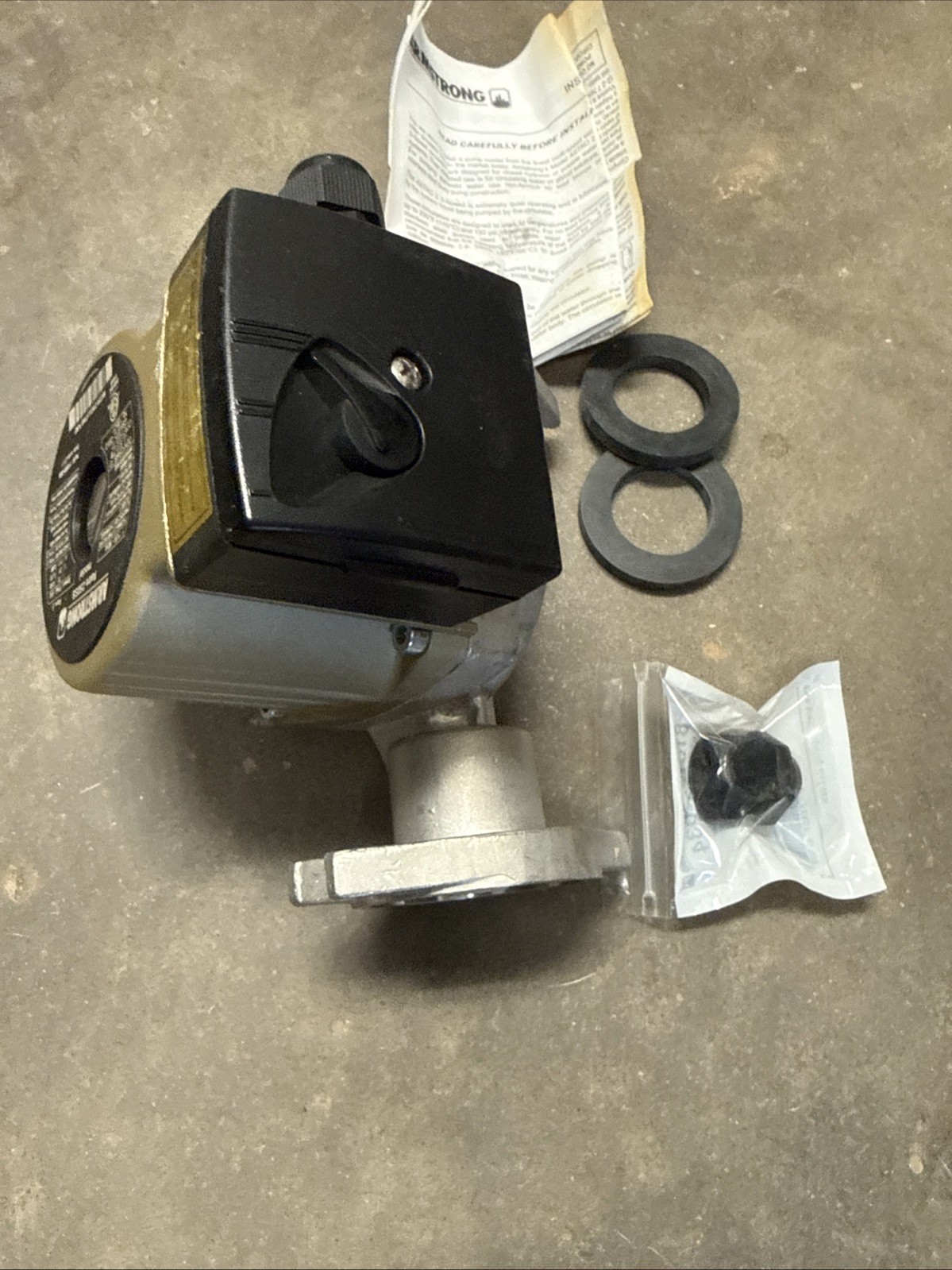 Armstrong 110223-308 Circulating Pump, SS 115V, 1 Phase, Astro 250SS, 3 Speed