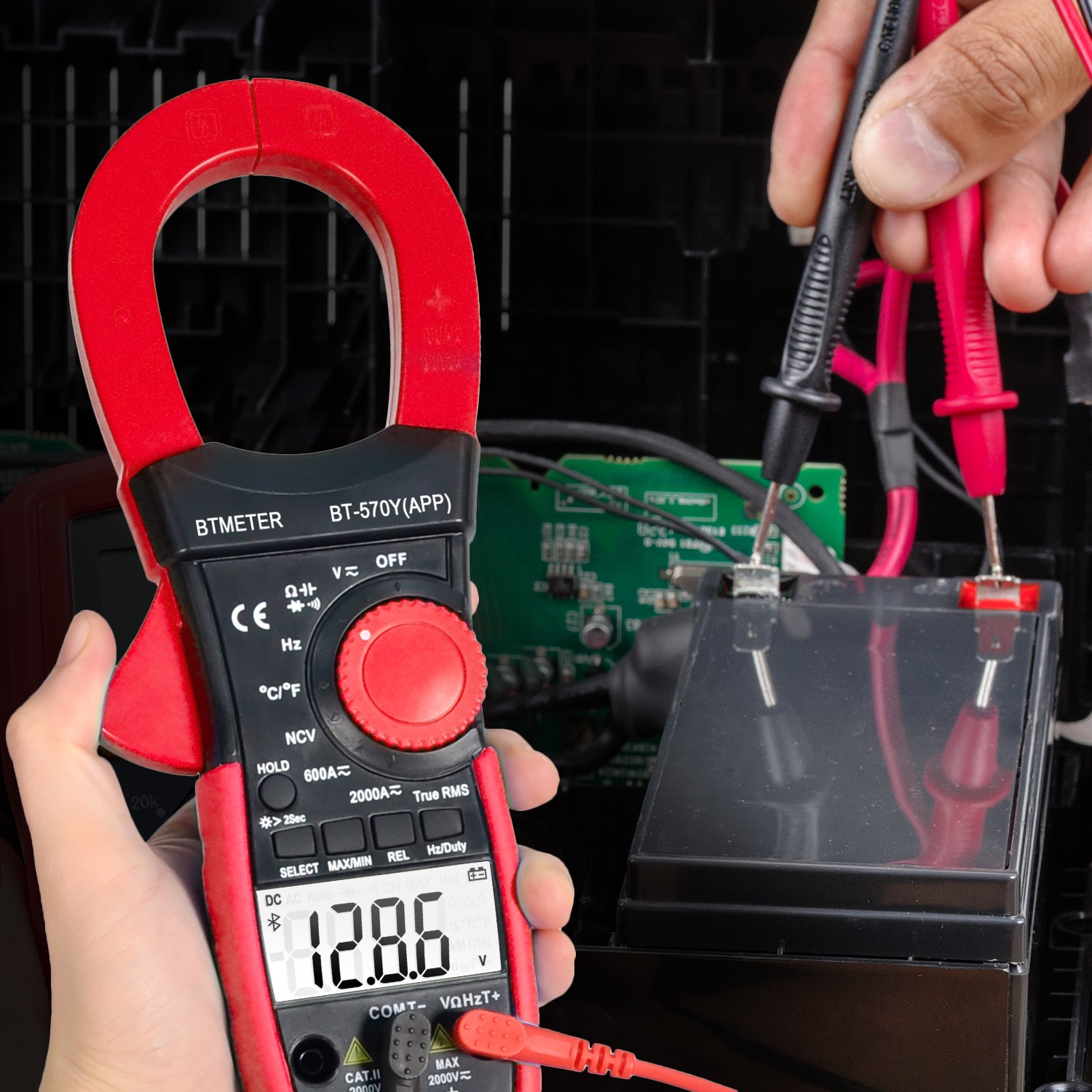 BTMETER AC/DC Auto Ranging Digital Clamp Meter 2000A Or Digital Multimeter 20A