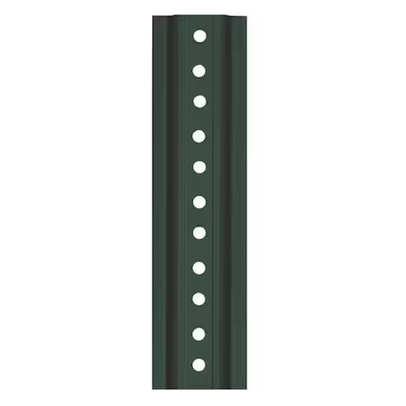 Tapco 054-00016 Sign Post, U-Channel, Steel, Pre-Punched, 30 Mounting Holes, 7