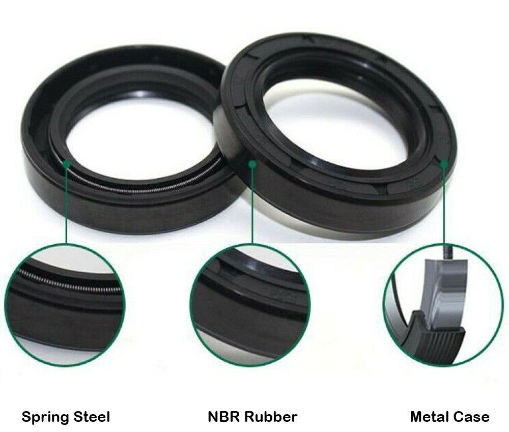 TC 30x52x10 Metric Oil Seal Buna-N Double Lip W/Spring (IPM) 30-52-10 NEW!