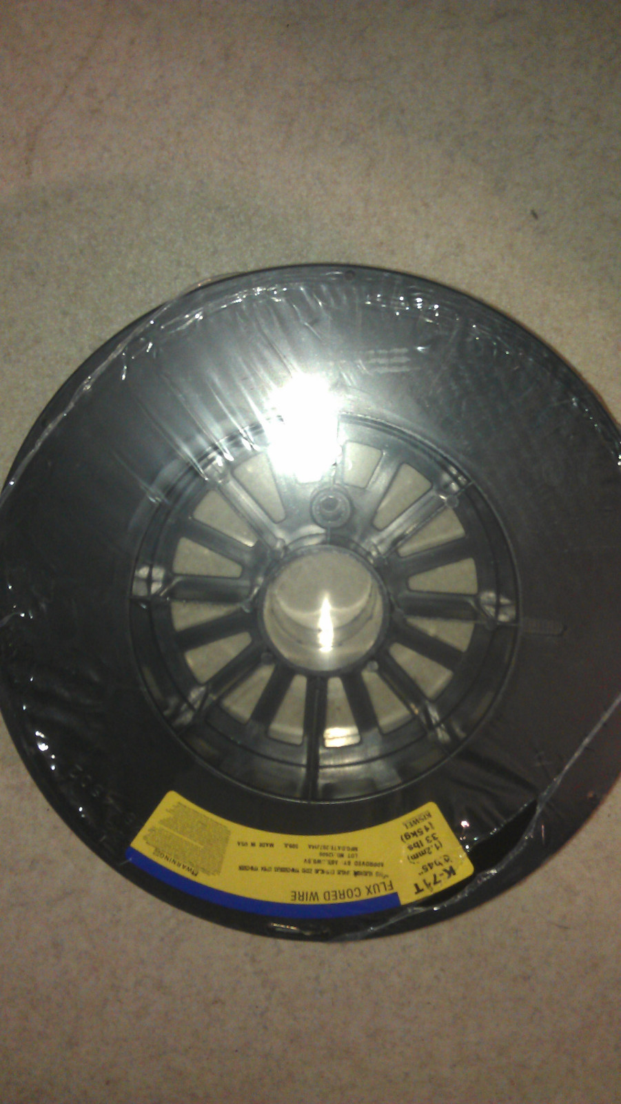 New Kiswel K-71T Flux Cored Arc Welding Wire 0.045″ (1.2mm) 33 lbs