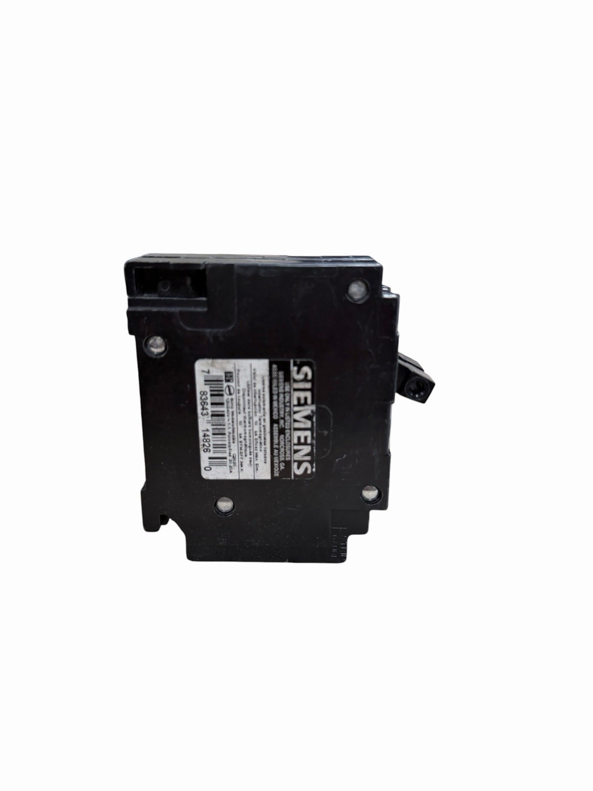 Square D QOT2020 20A 120V 2P W/HOOK