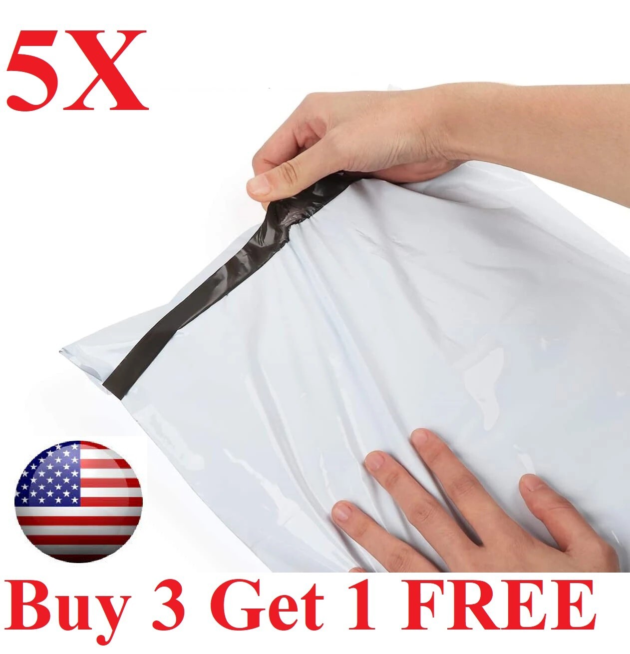 5Pcs 23×27 in Poly Mailer Self Seal Shipping Plastic Mailing Shipping Bags LARGE