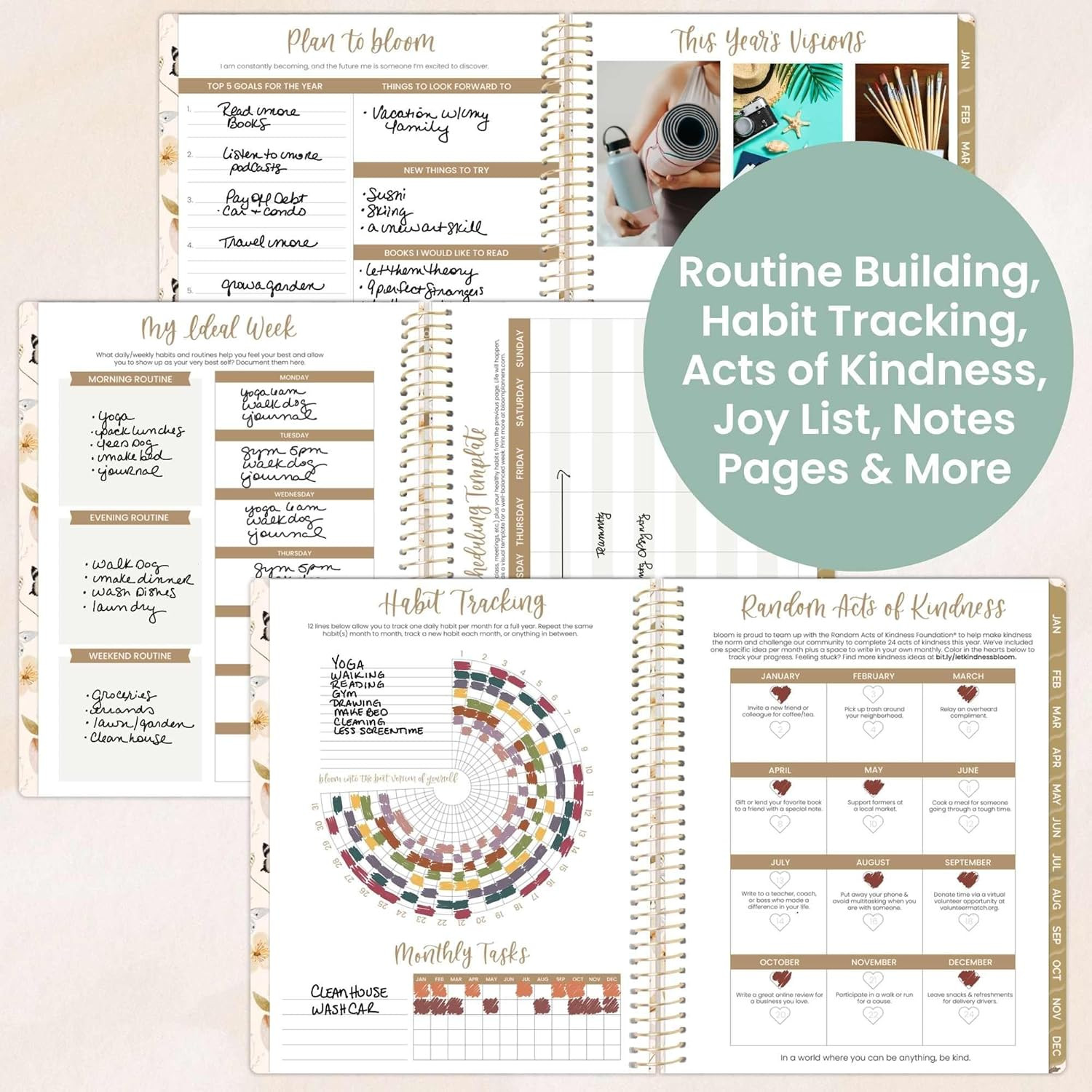 2026 Planner (January to December) – 8.5” x 11” Weekly & Monthly Dated Agenda Or