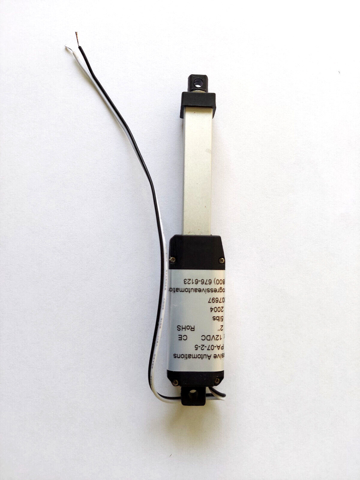 12 VDC Linear actuator quite operation 2″ stroke