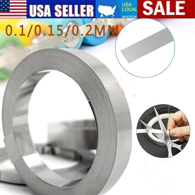 DIY 10M Pure Nickel Plate Strip Tape Sheet For Li 18650 Battery Spot Weld Tool