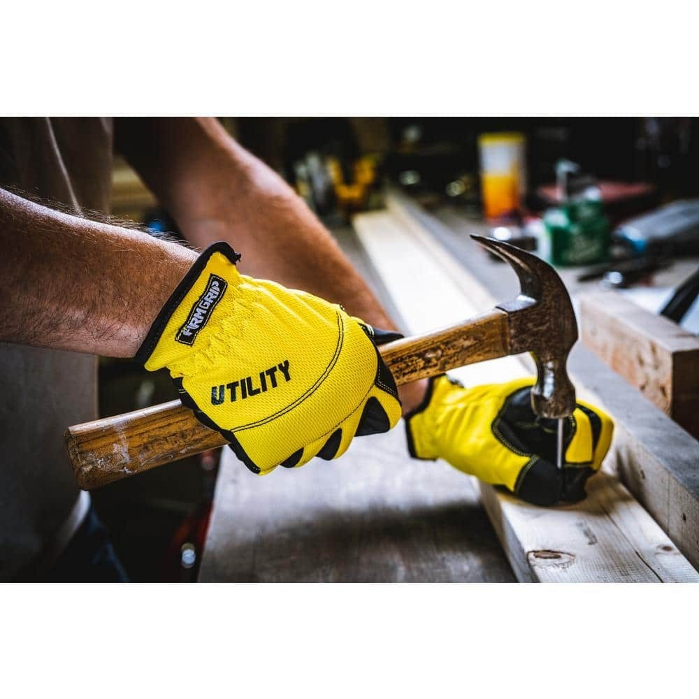 FIRM GRIP Large Utility Work Gloves (3-Pack)