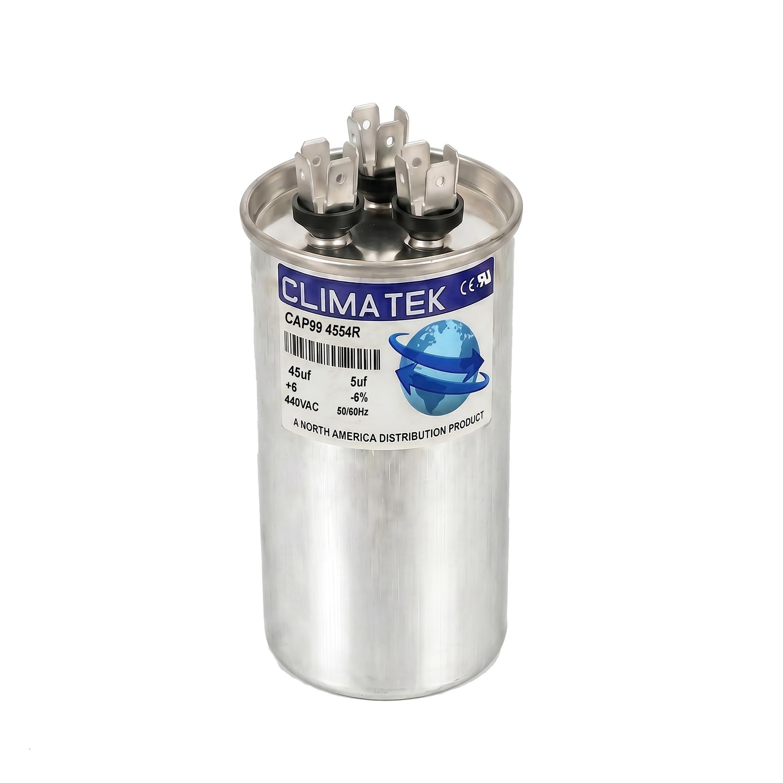 ClimaTek Round Capacitor – fits Goodman Amana # CAP050450440CT | 45/5 440v | …