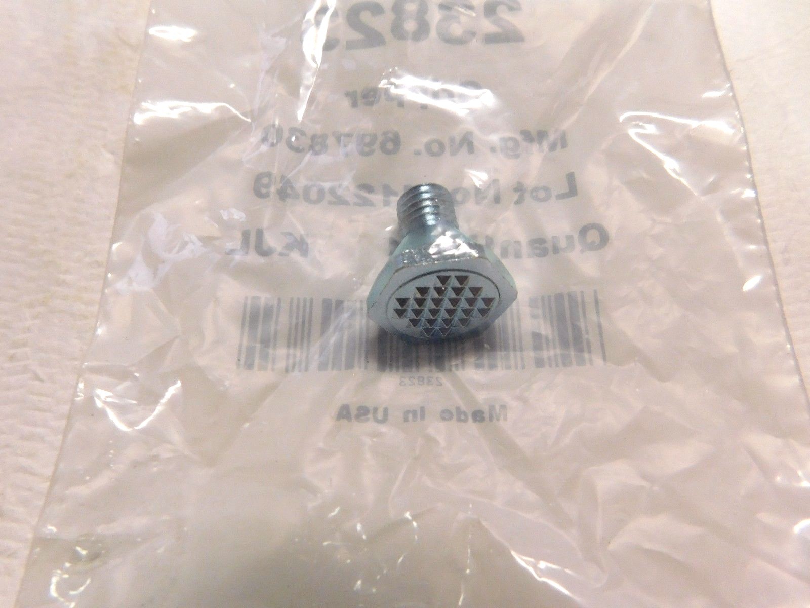 Jergens Carbide-Tipped Hex Head Gripper 3/4" Dia 3/8"-16 Thread Grade