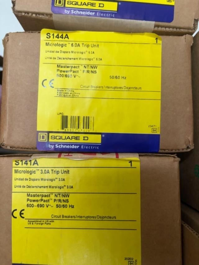 New SCHNEIDER ELECTRIC / SQUARE D TRIP UNIT S144A MICROLOGIC 6.0A