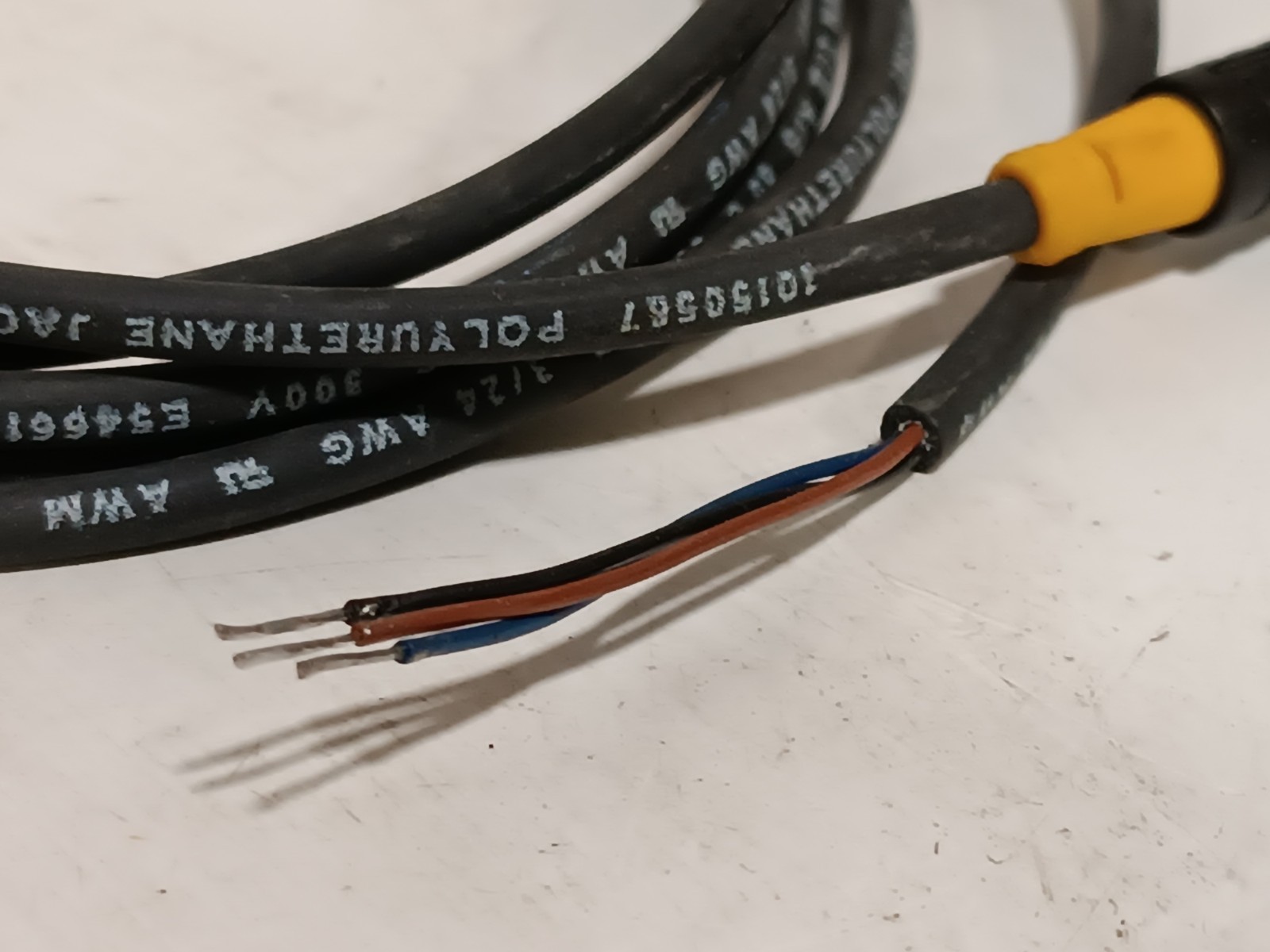 Turck picofast PKG 3Z-2/S90 Single Ended Cordset, M8 Female to Pigtail, 2m