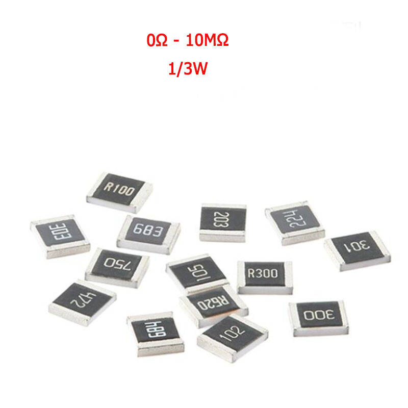 50Pcs 1/3W 1210 SMD/SMT Network Array Resistor ±5% Values of Range 0Ω -10MΩ/Ohm