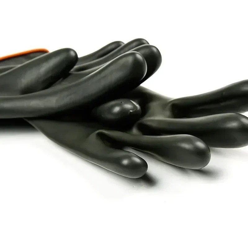 Heavy Duty Rubber Gloves Chemical Resistant Acid Alkali Safety Work Gloves