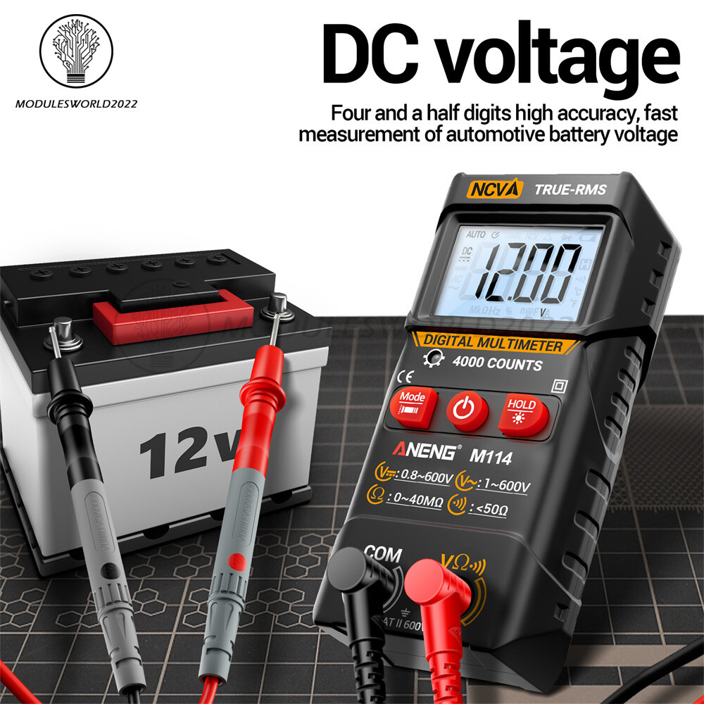 ANENG Digital Multimeter Automatic Voltmeter NCV Resistance Electrician Tester