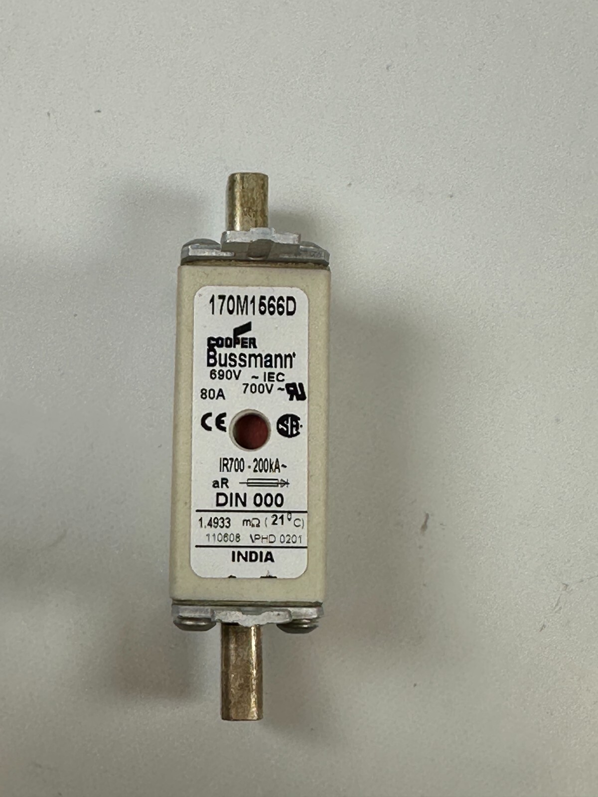 EATON Bussman Cooper 170M1566D Fuse 80A/690V – New Fast Ship from USA