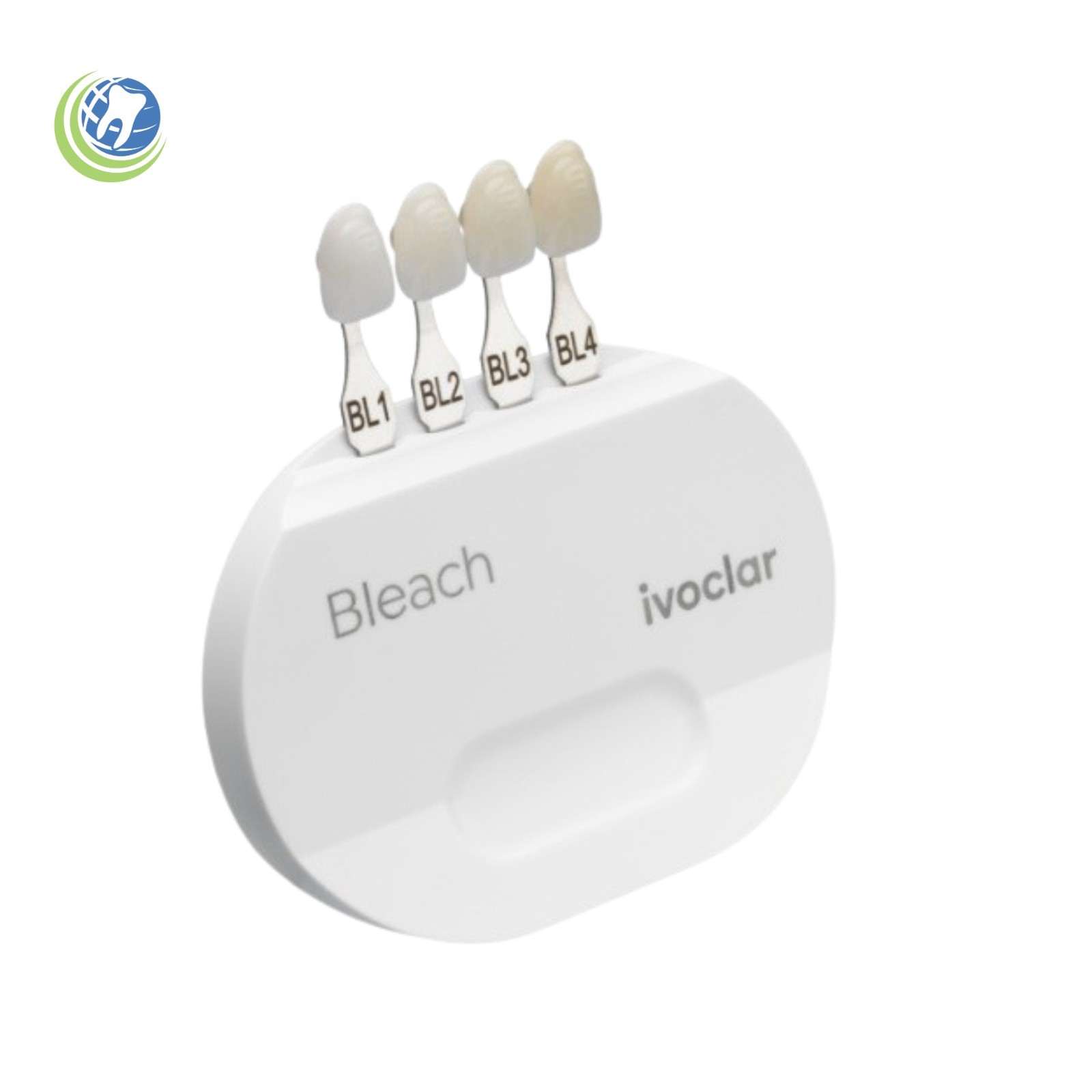 Ivoclar A-D Dental Bleach Whitening Shade Guide BL1 to BL4 628605