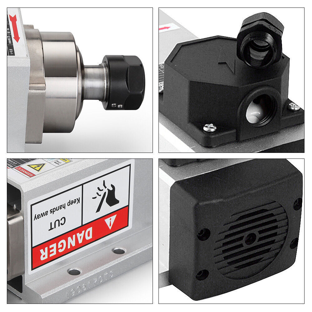 Flange Spindle Motor Air-cooled 1.5kw/2.2kw/3.5kw/4.5kw/6/7.5KW CNC Woodworking
