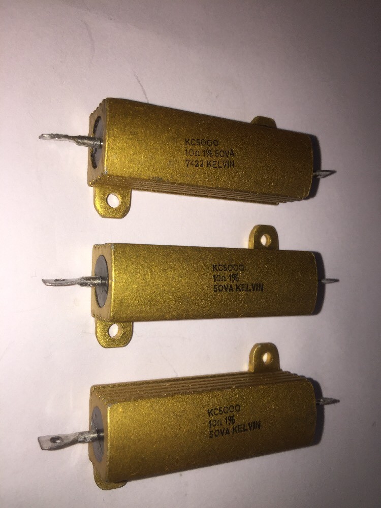 10 Ohm 50 Watt 1% Tolerance Resistor By SOVA KELVIN Brand New 3 Pack