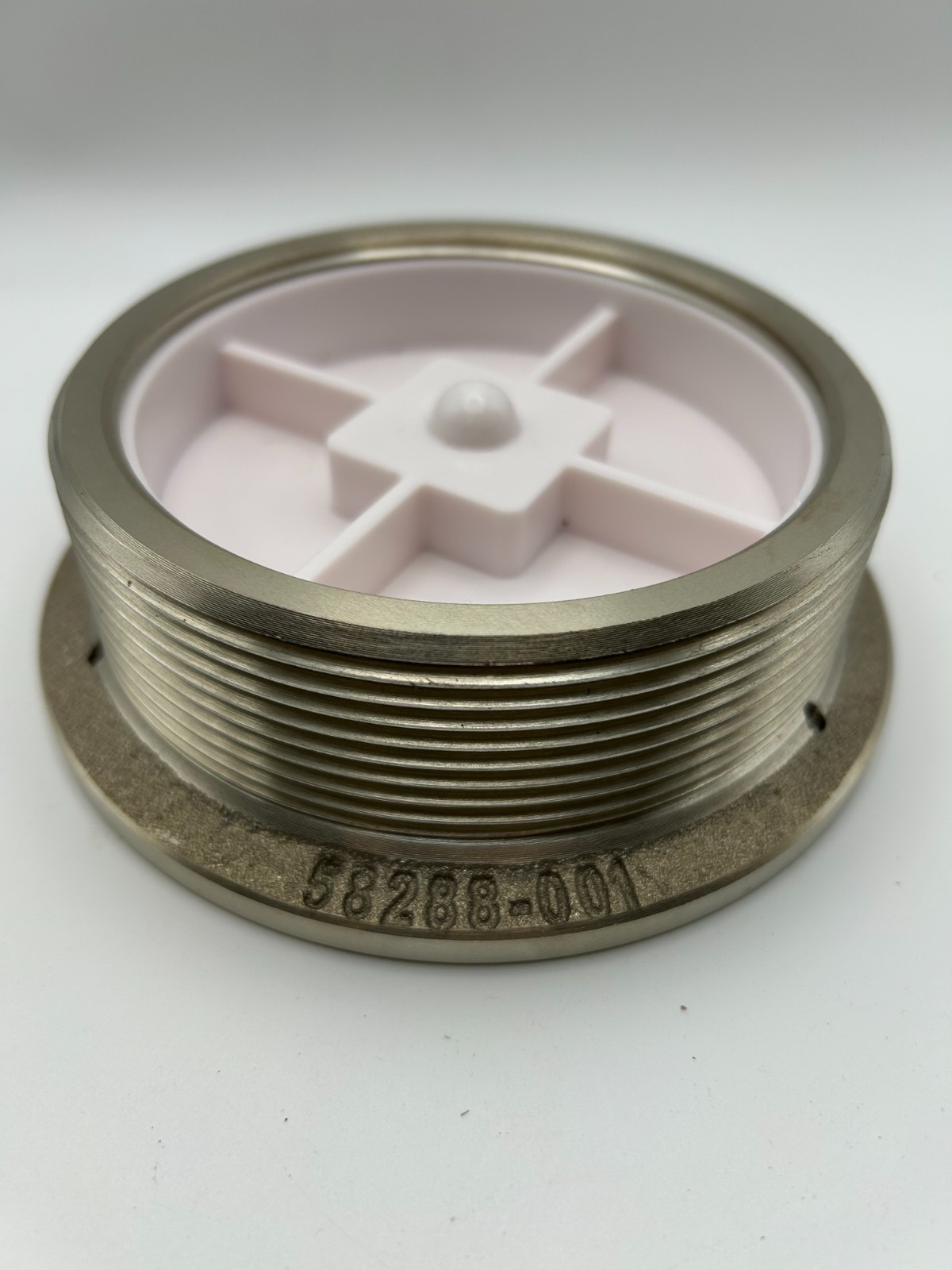 Zurn Co2450-ab4 Adjustable Floor Cleanout Piece Brass, Nickel Top 4”in PVC