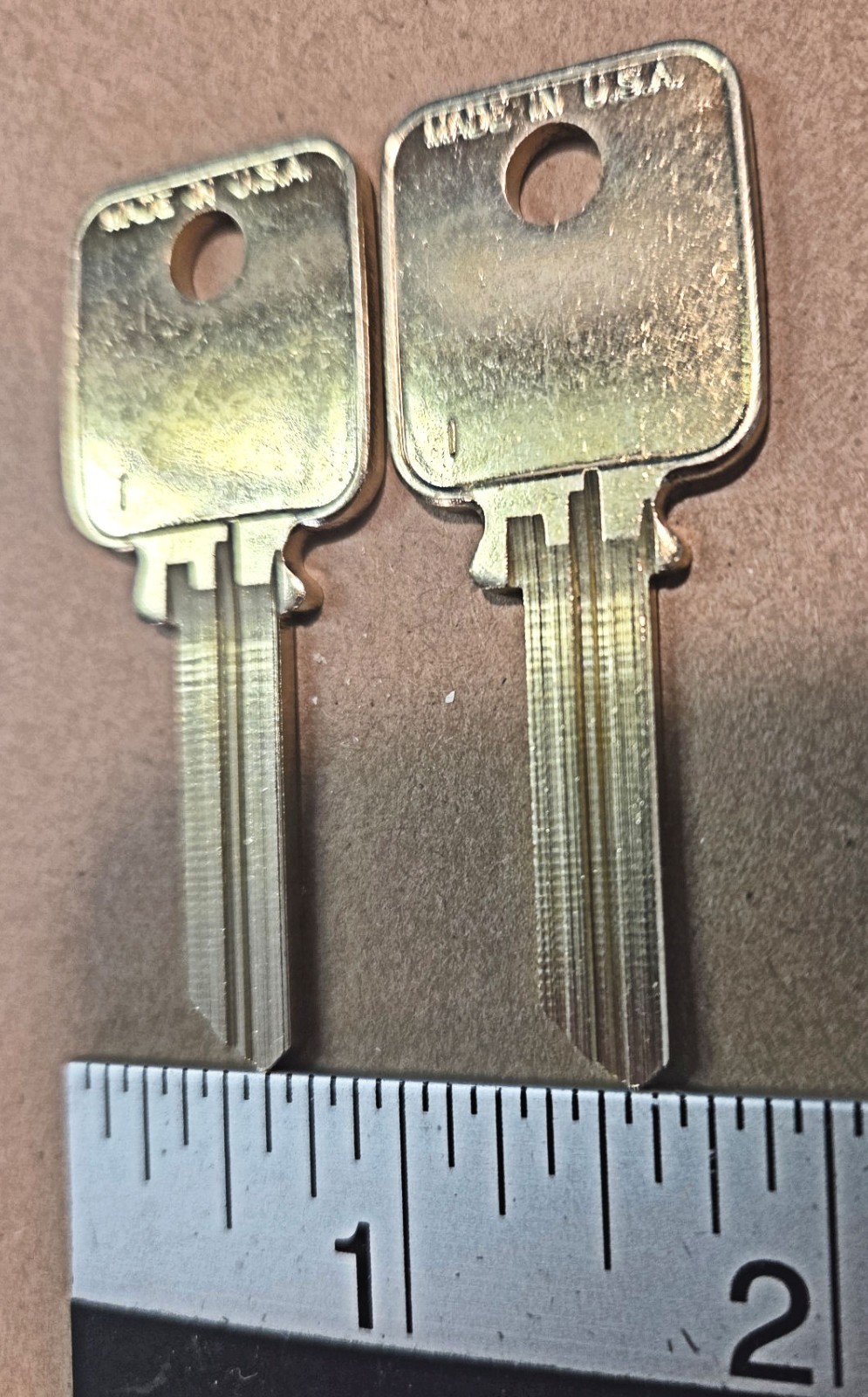 Medeco Patriot generic uncut blank key blanks – qty. 2 for 1 price – New