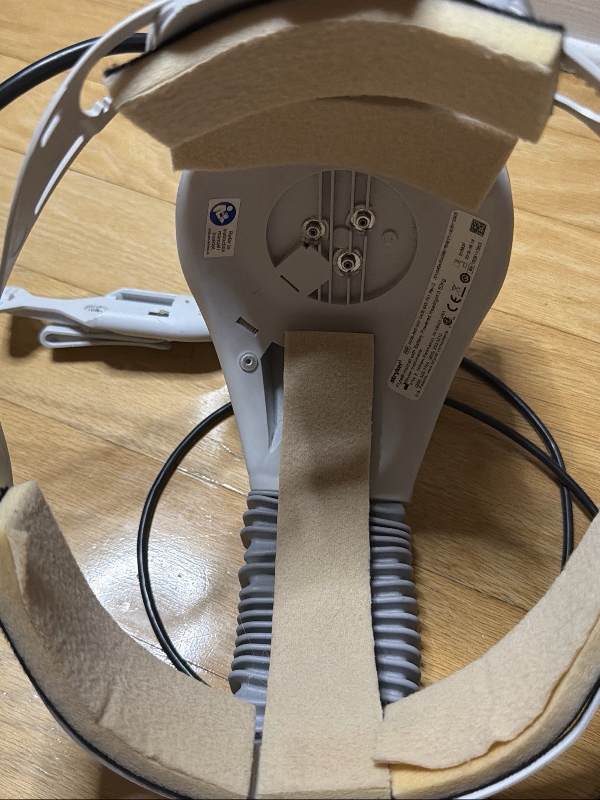 Stryker 0408-645-000 Flyte Helmet with Battery Powered Headlight & Power Cord