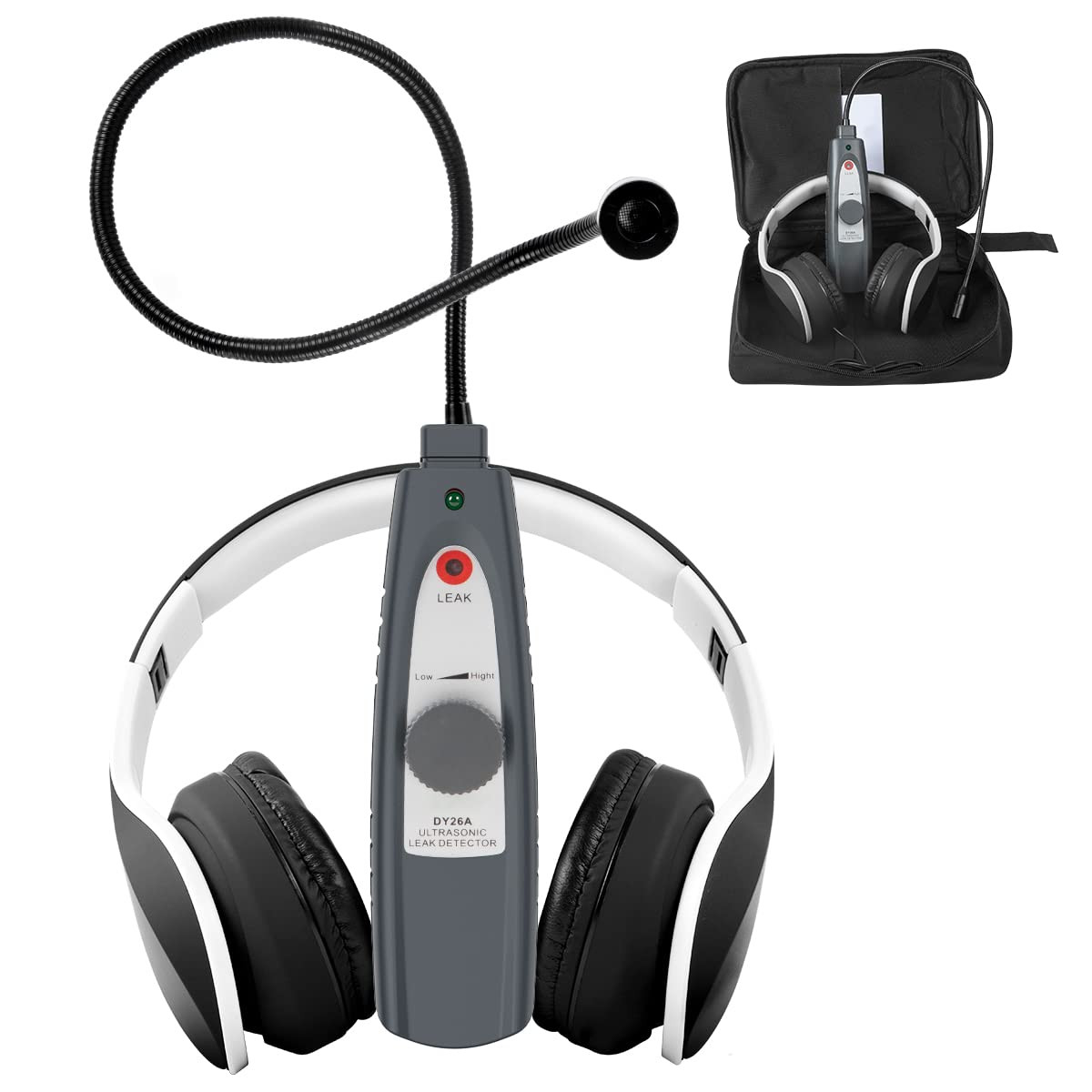 Ultrasonic Leak Detector 40Khz±2Khz Air Leak Detector Sensitivity Adjustable Aut