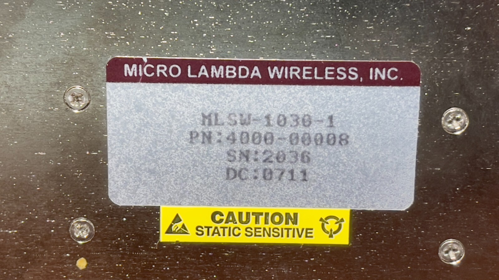 Micro Lambda Wireless MLSW-1030-1 Wideband, Low Noise Synthesizers