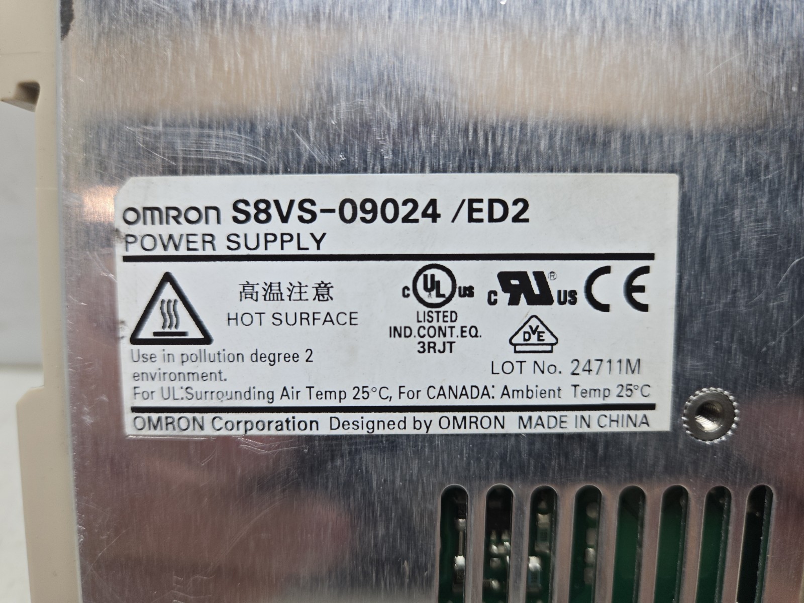 Mixed Lot of 6 Switching Power Supplies Keyence Omron Mean Well See Pictures