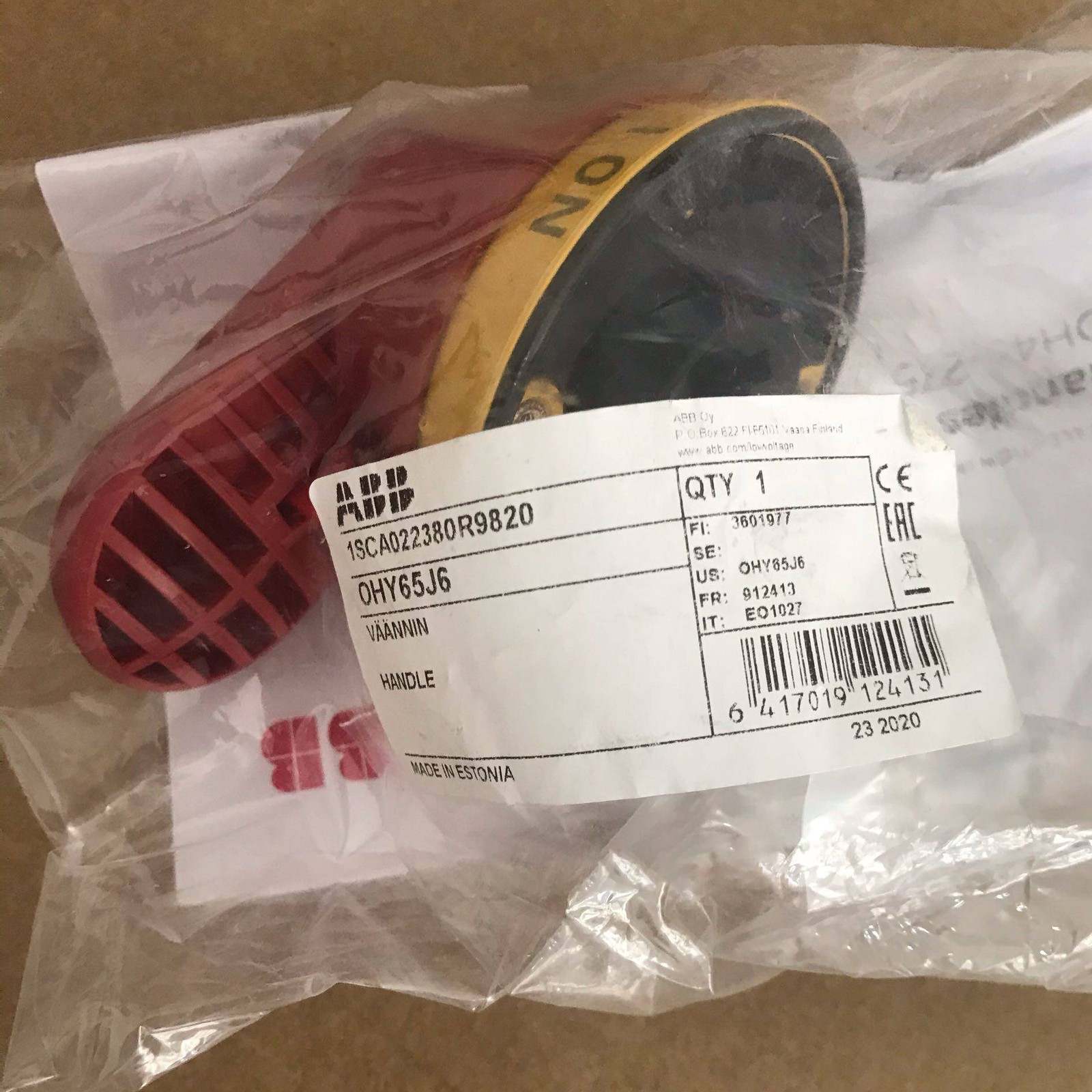 ABB OHY65J6 Pistol Handle US Free TAX