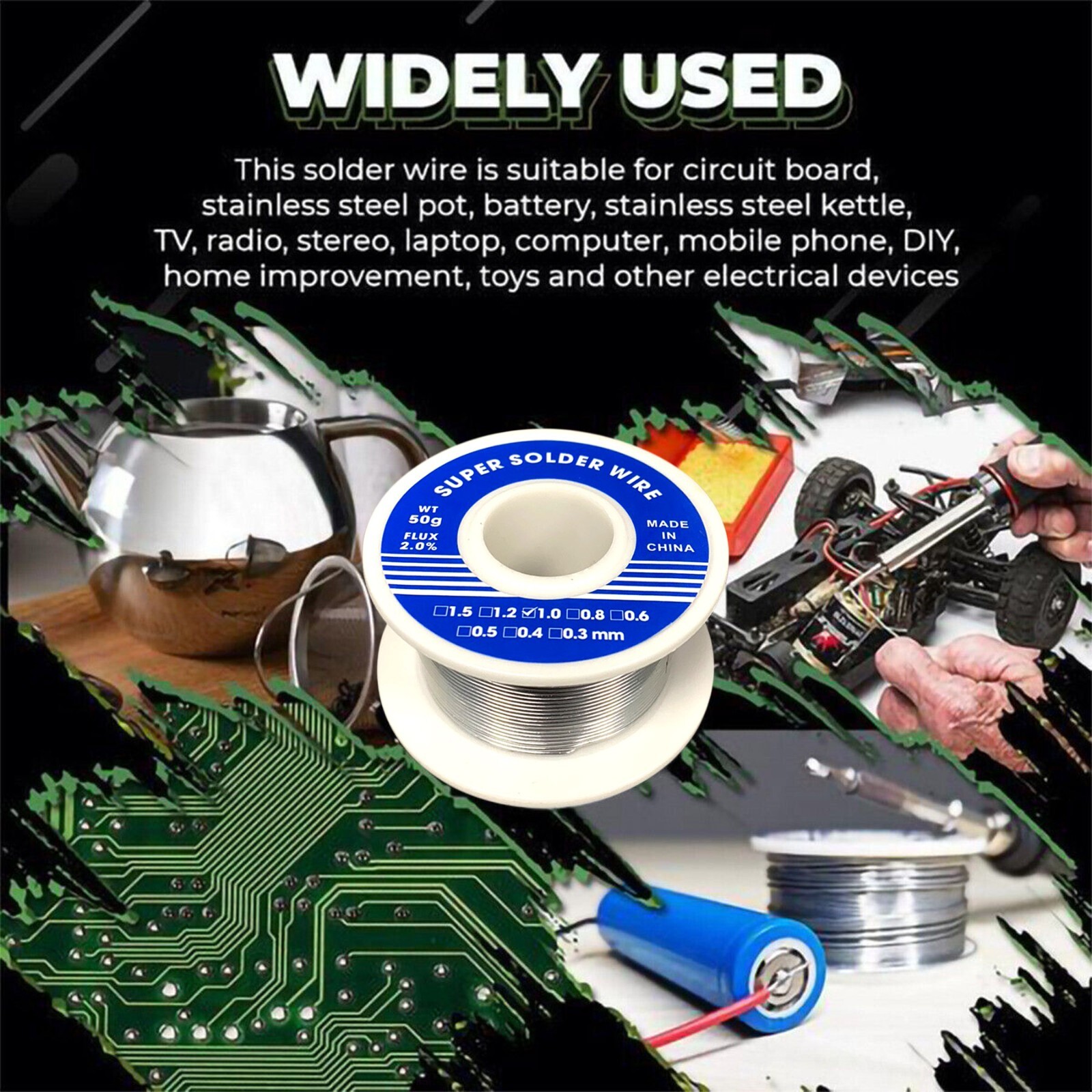 Aluminum Stainless Steel Lighter Super Solder Wire Soldering Wire Tool Lead Free